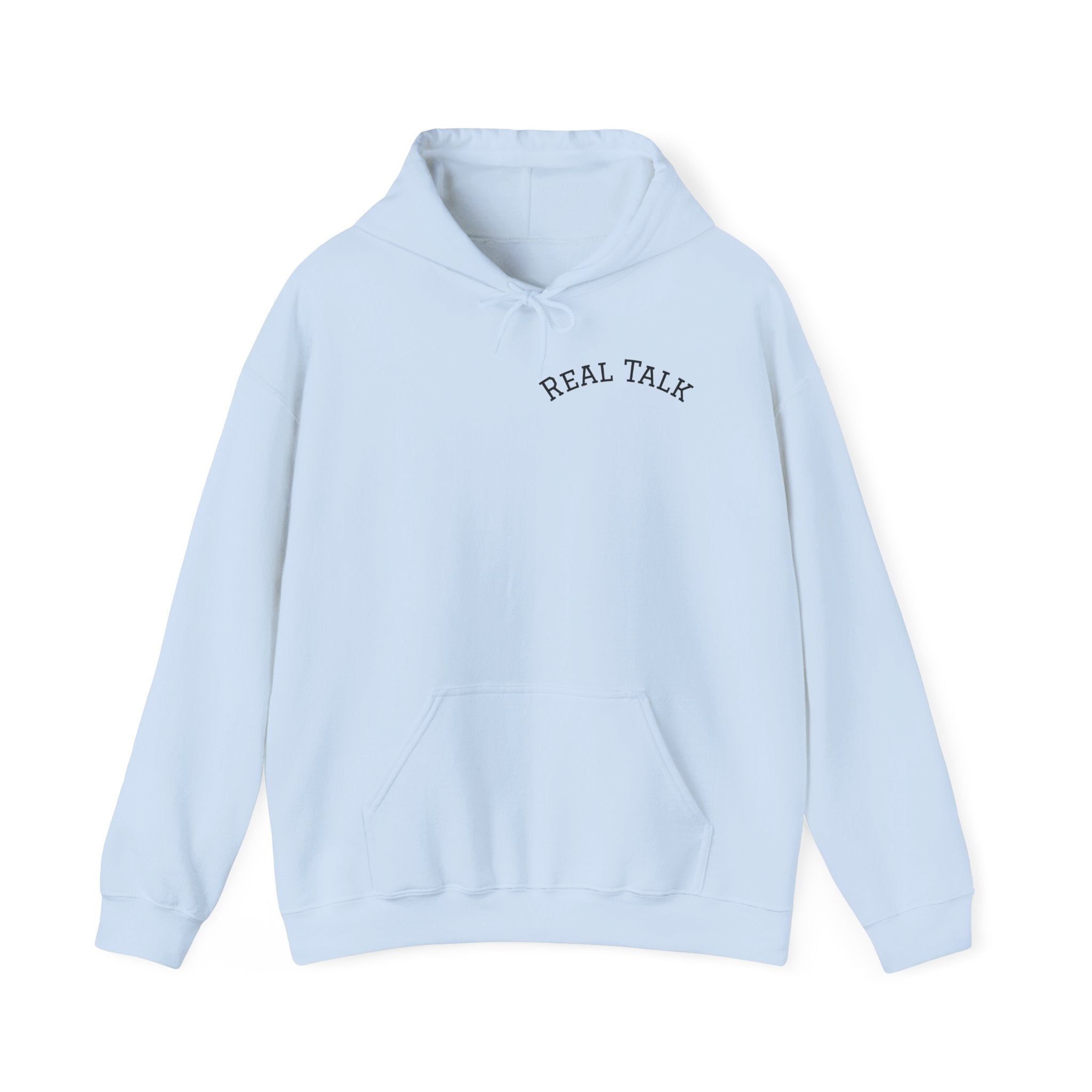 Real Talk Hoodie – "Be Who You Are" Inspirational Pullover