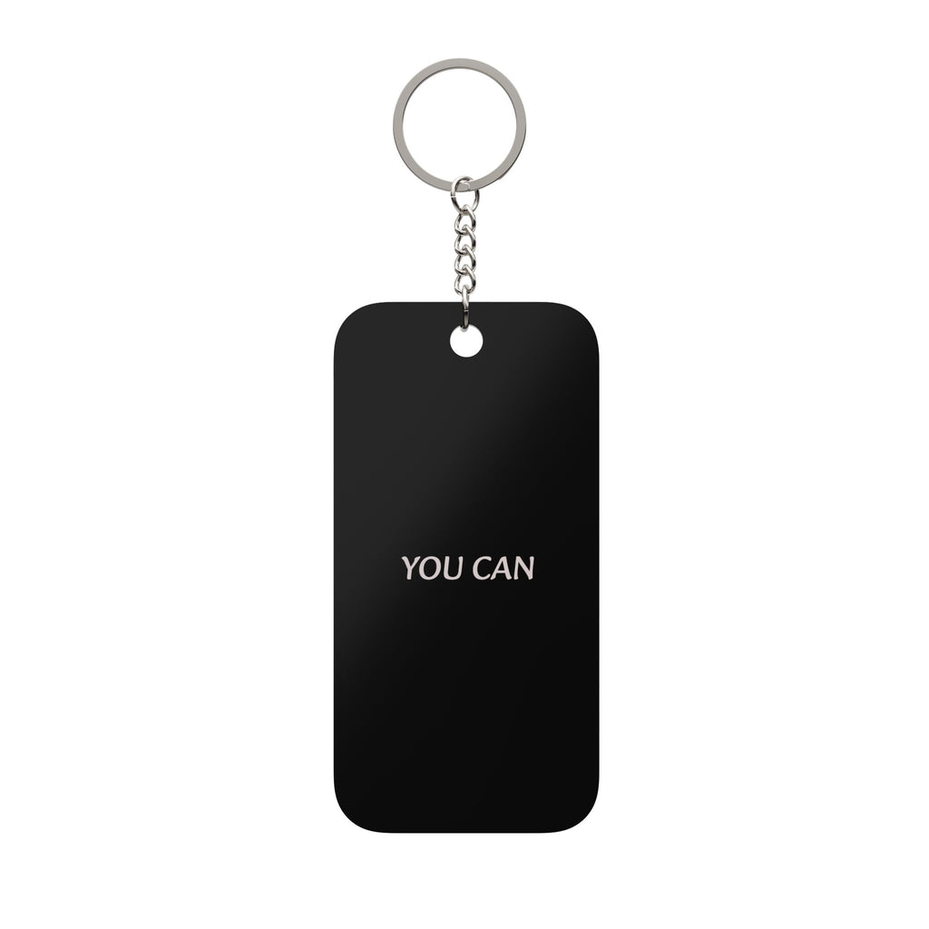 Real Talk / You Can Double-Sided Inspirational Keychain