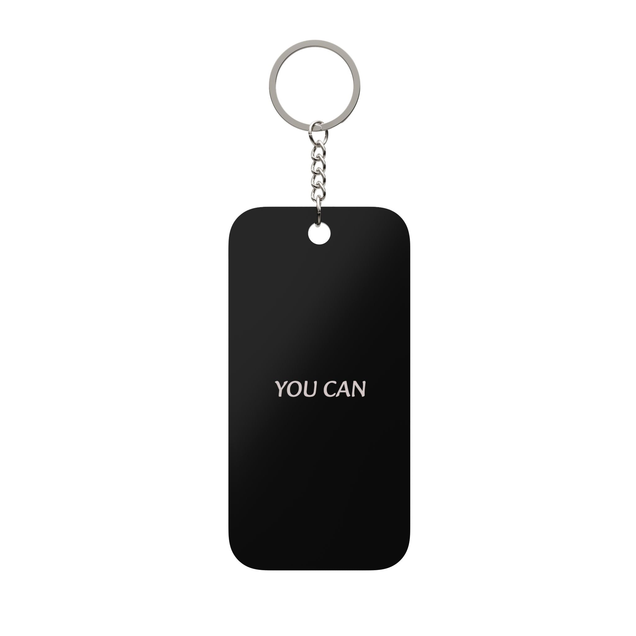 Real Talk / You Can Double-Sided Inspirational Keychain