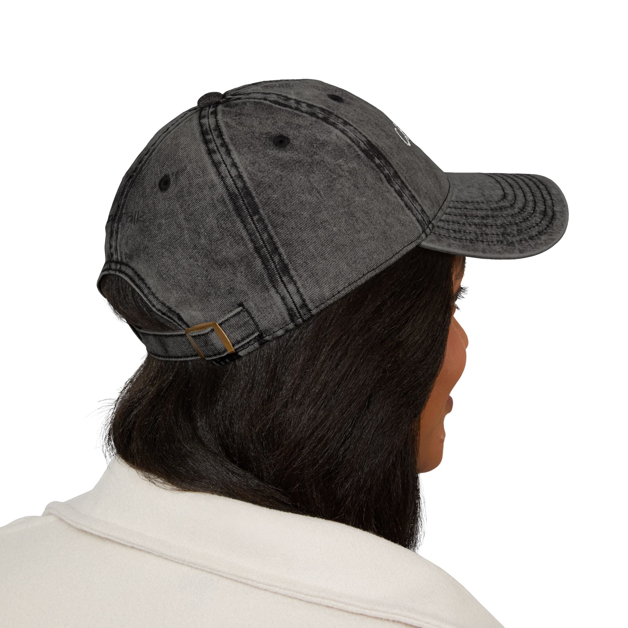 "Choose You" Embroidered Vintage Cap — Distressed Red Baseball Hat for Self-Love & Everyday Wear