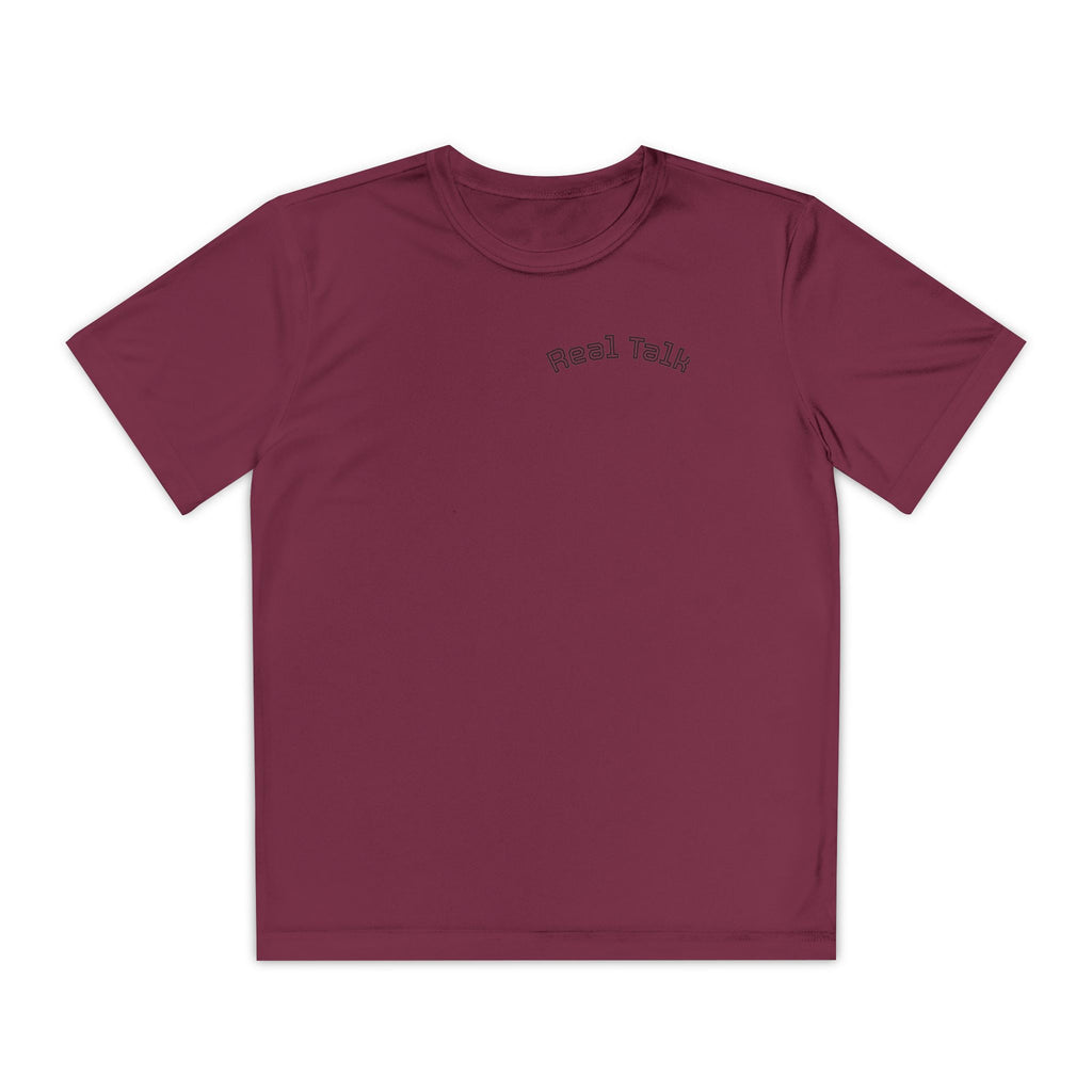 Youth Tee — "Real Talk: Be Brave Enough to Be You" Motivational Youth Shirt