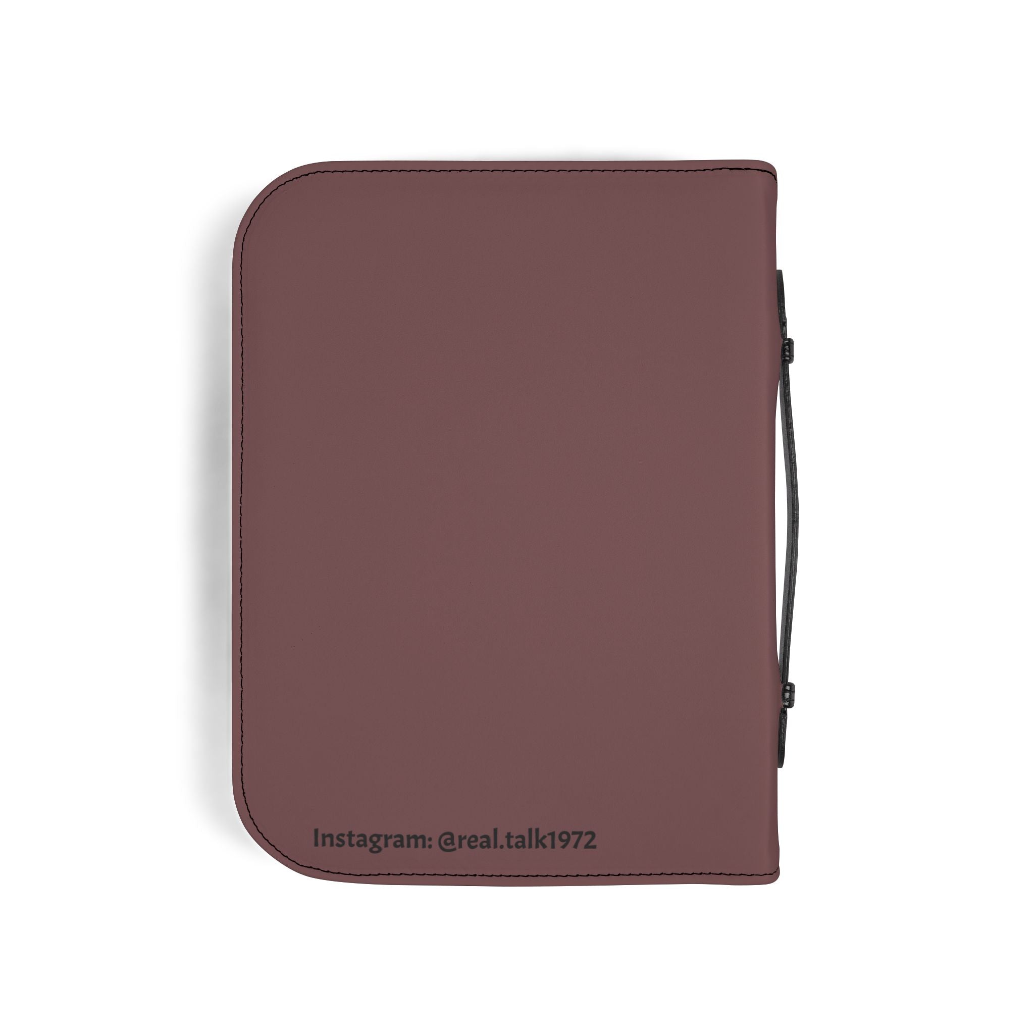 Bible Cover — "Real Talk: Let Go & Let God" Zippered Bible Case