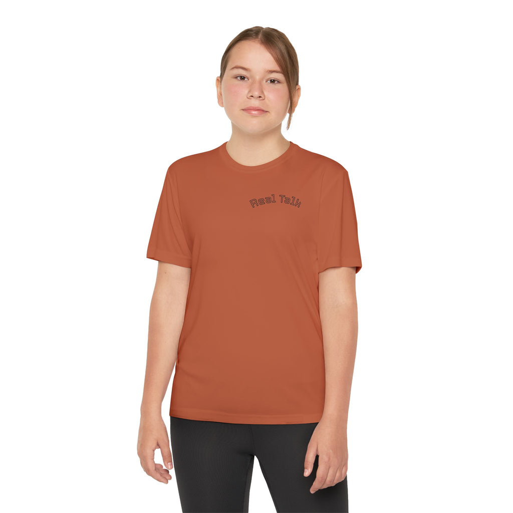 Youth Tee — "Real Talk: Be Brave Enough to Be You" Motivational Youth Shirt