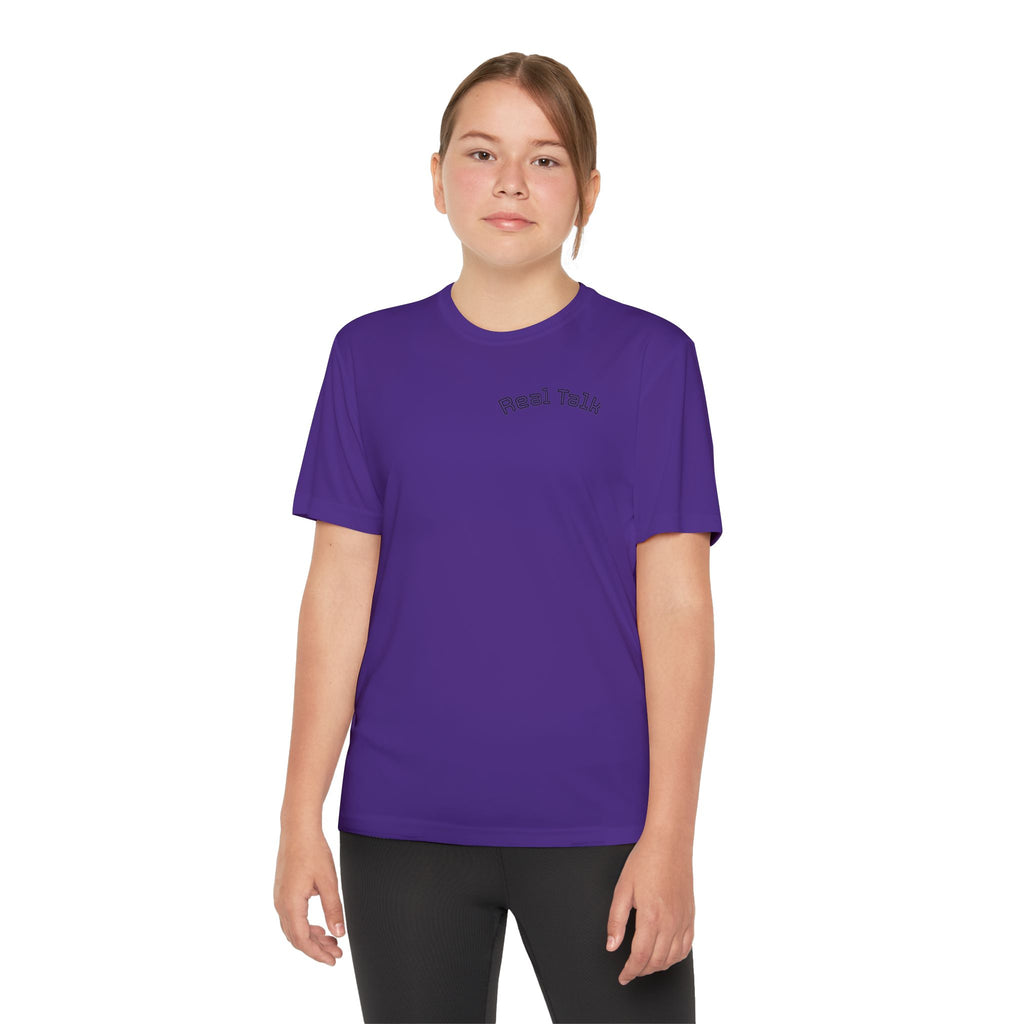 Youth Tee — "Real Talk: Be Brave Enough to Be You" Motivational Youth Shirt