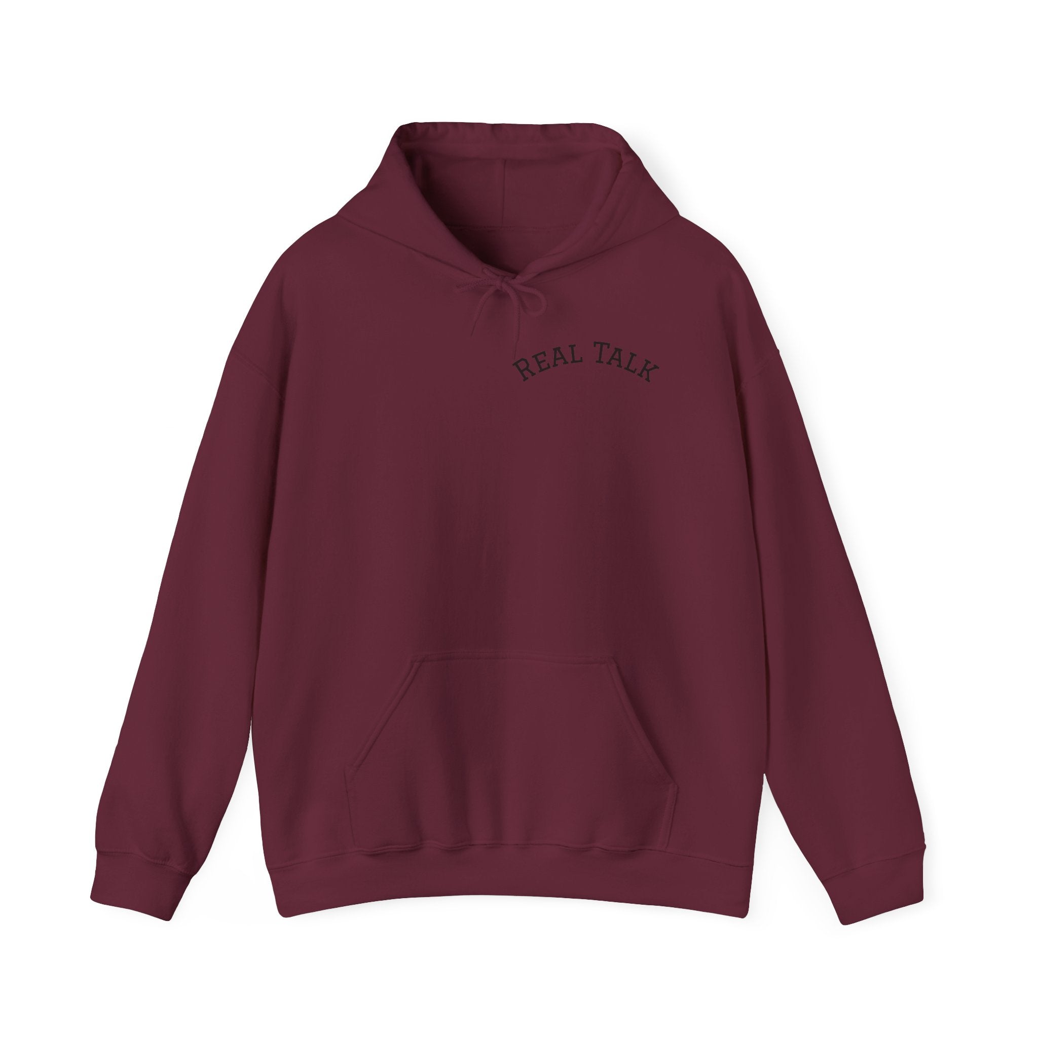 Real Talk Hoodie – "Be Who You Are" Inspirational Pullover