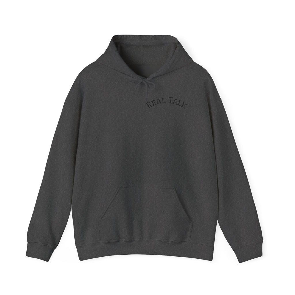 Real Talk Hoodie – "Be Who You Are" Inspirational Pullover
