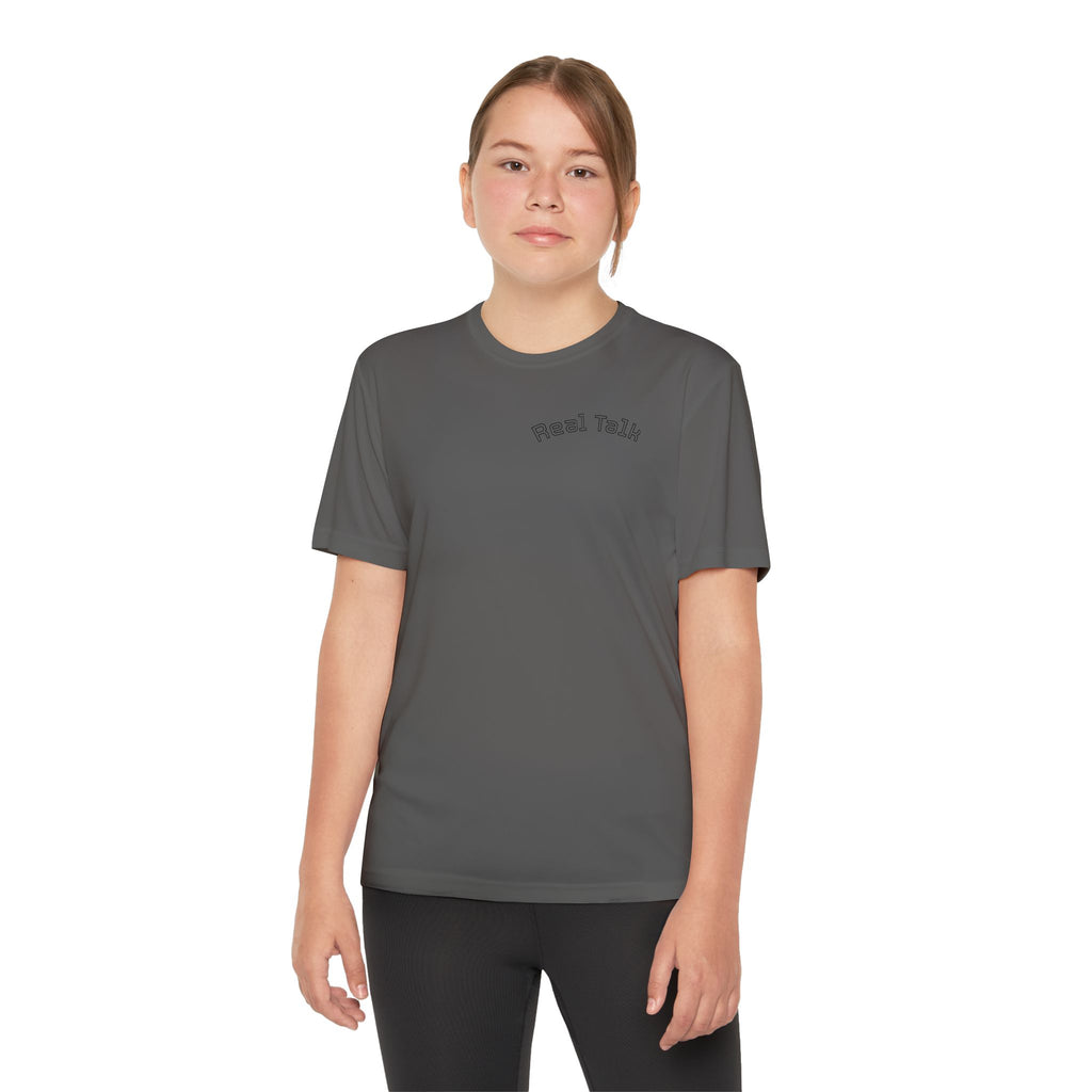 Youth Tee — "Real Talk: Be Brave Enough to Be You" Motivational Youth Shirt