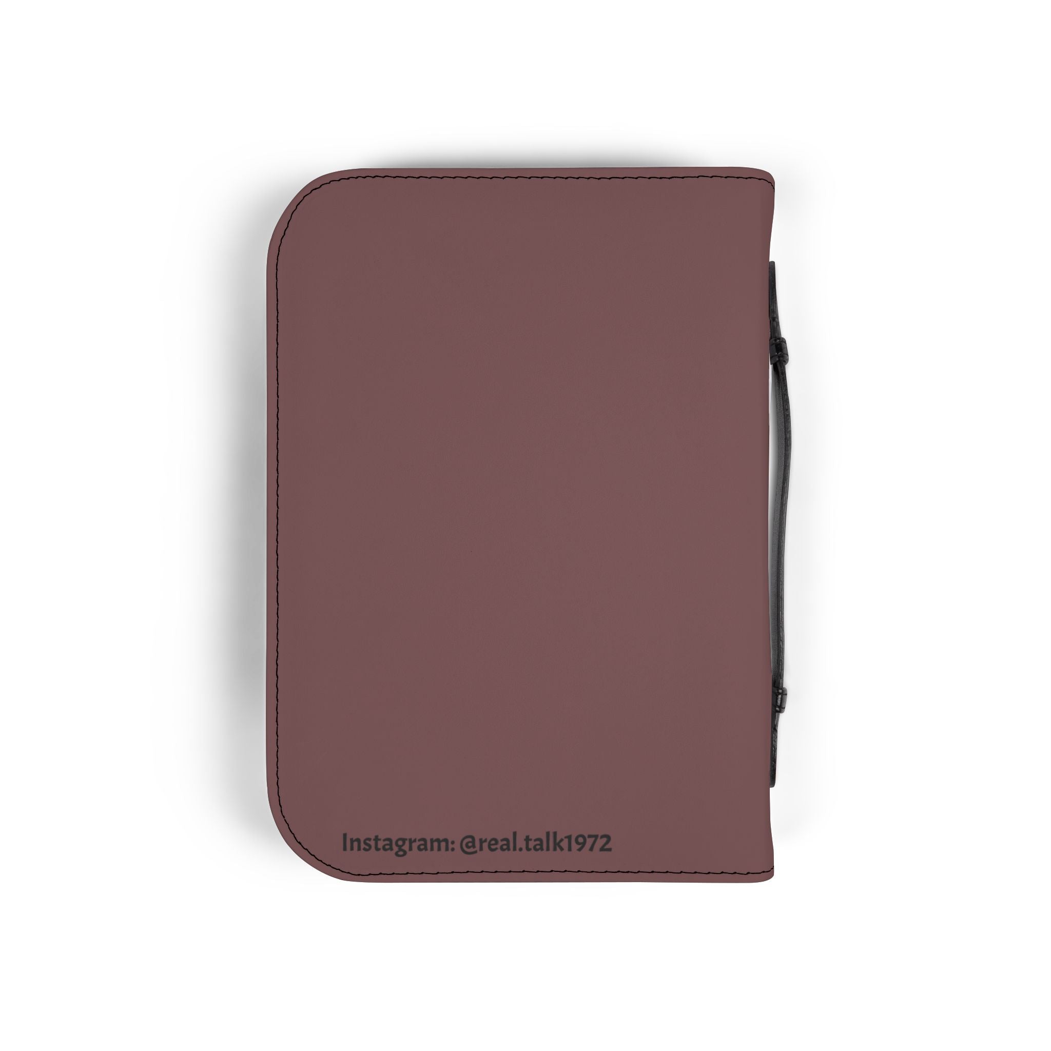 Bible Cover — "Real Talk: Let Go & Let God" Zippered Bible Case