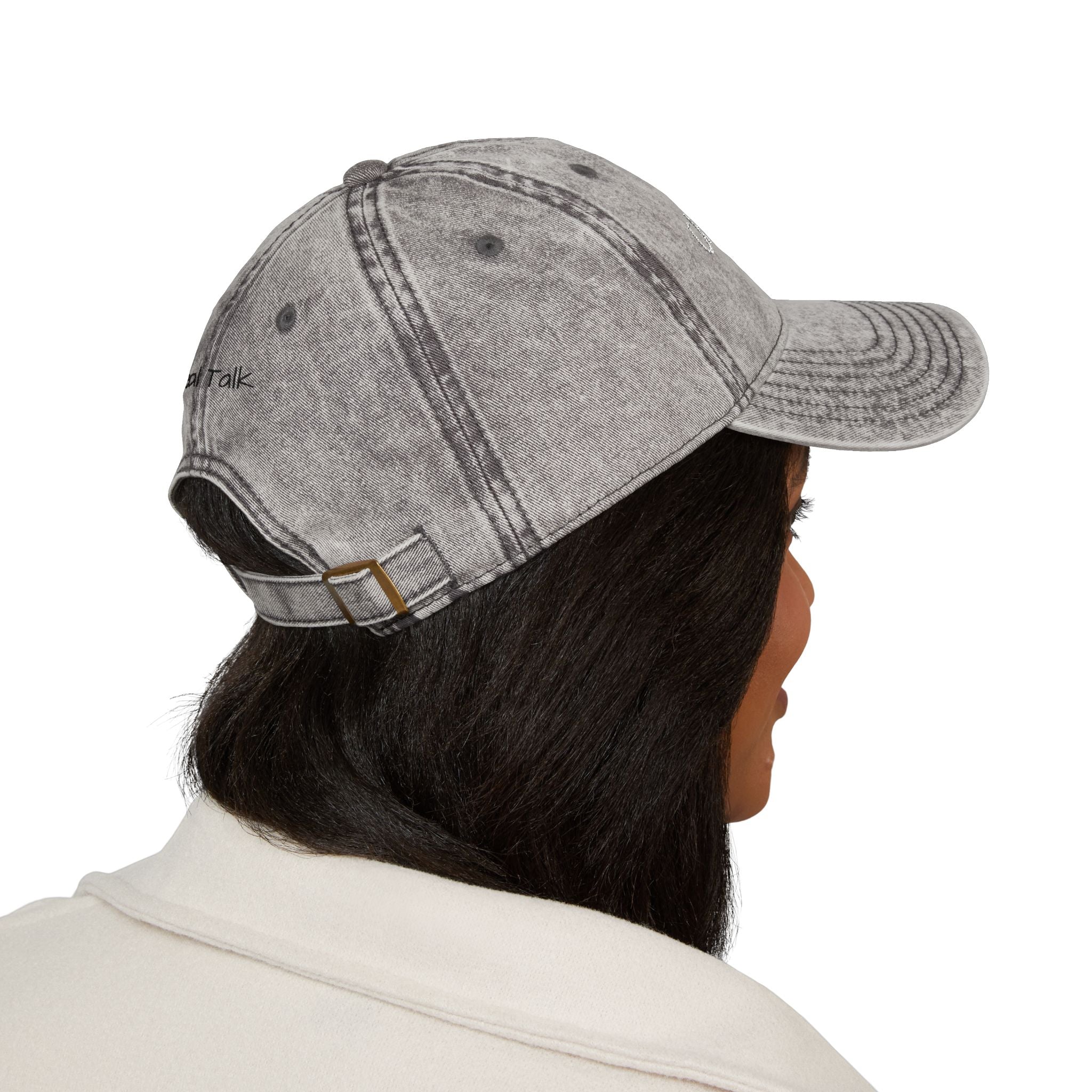 "Choose You" Embroidered Vintage Cap — Distressed Red Baseball Hat for Self-Love & Everyday Wear