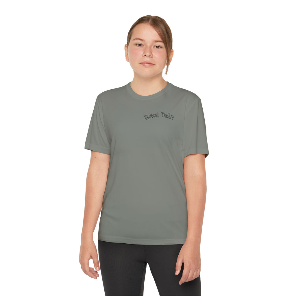 Youth Tee — "Real Talk: Be Brave Enough to Be You" Motivational Youth Shirt