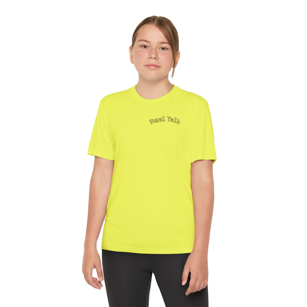 Youth Tee — "Real Talk: Be Brave Enough to Be You" Motivational Youth Shirt