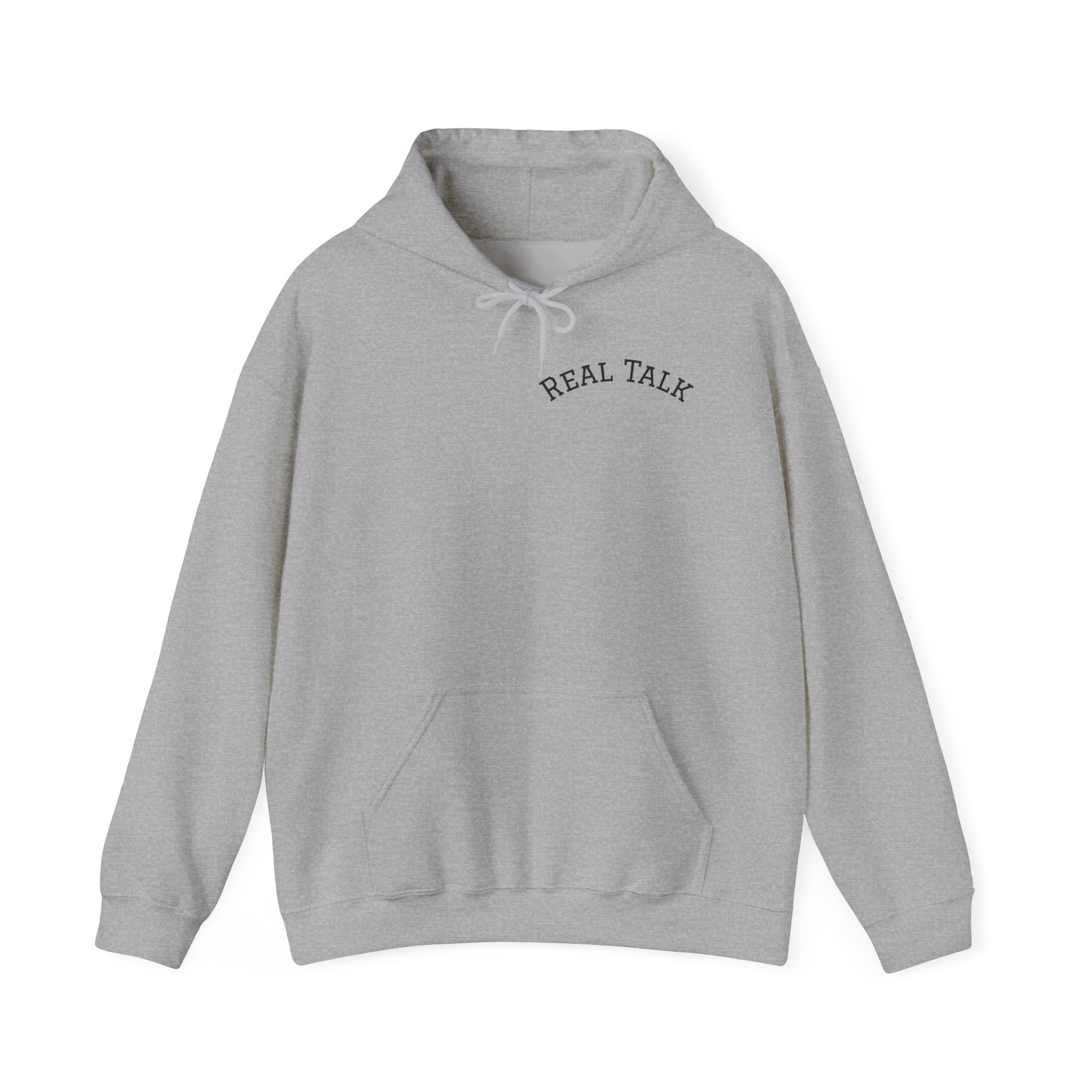 Real Talk Hoodie – "Be Who You Are" Inspirational Pullover