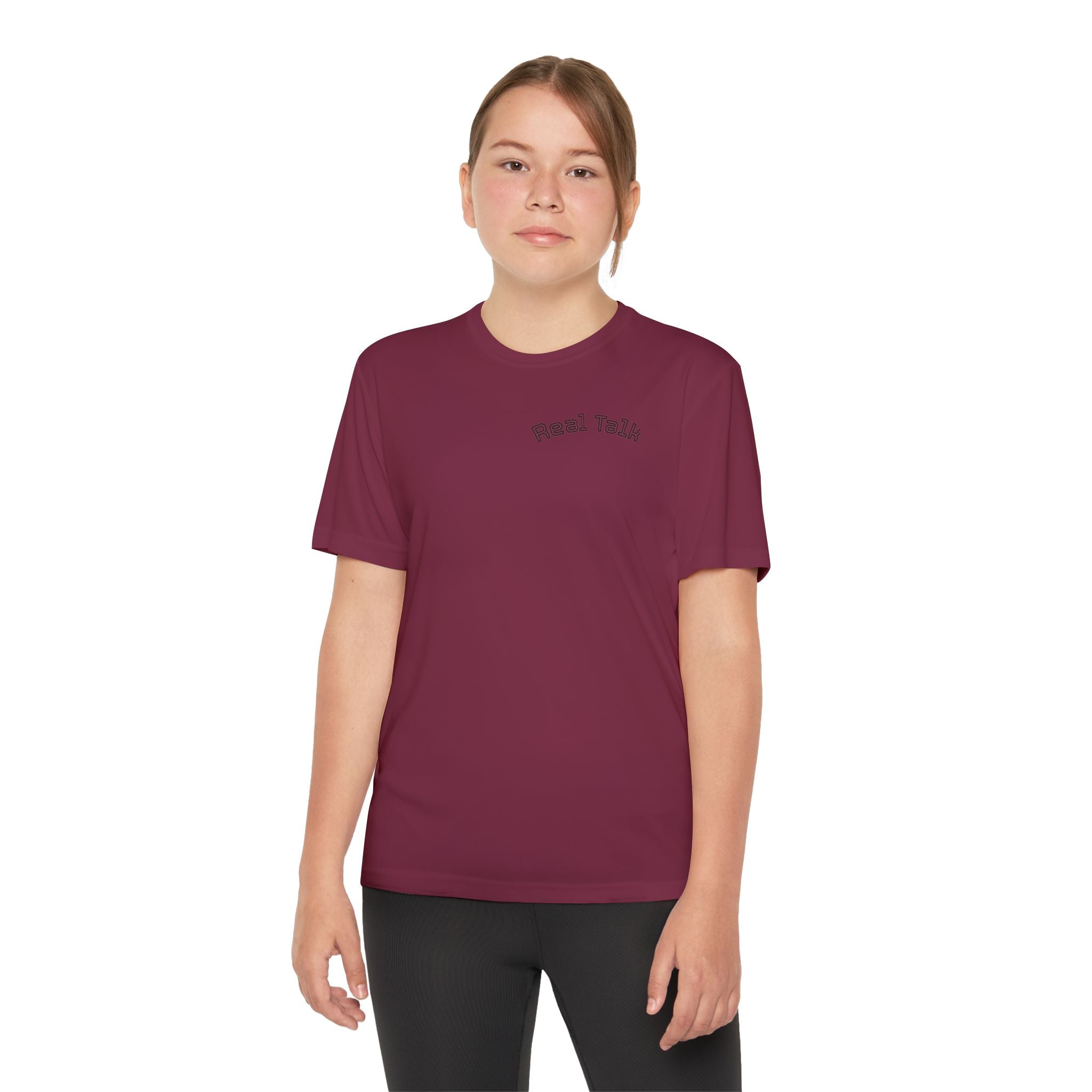 Youth Tee — "Real Talk: Be Brave Enough to Be You" Motivational Youth Shirt