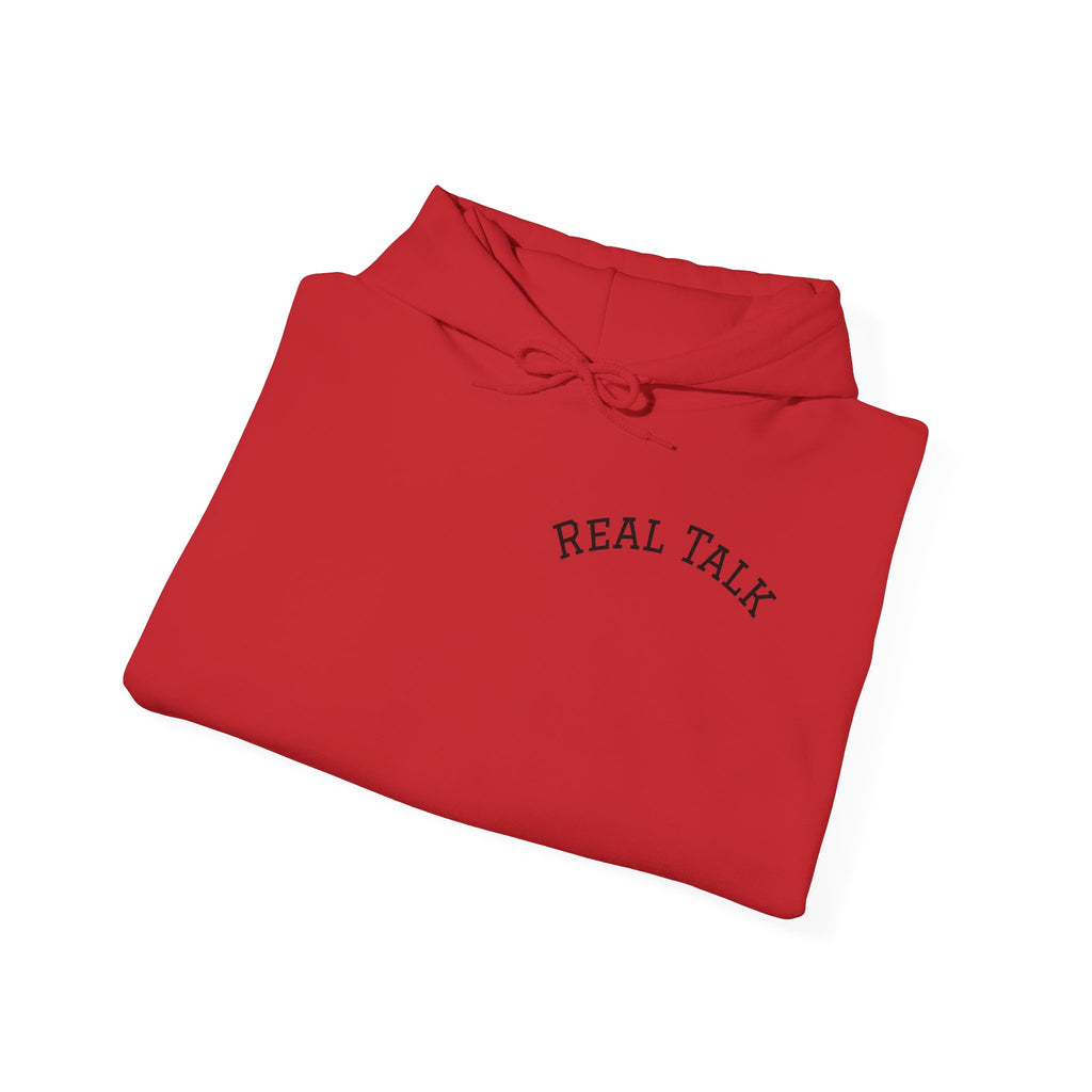 Real Talk Hoodie – "Be Who You Are" Inspirational Pullover