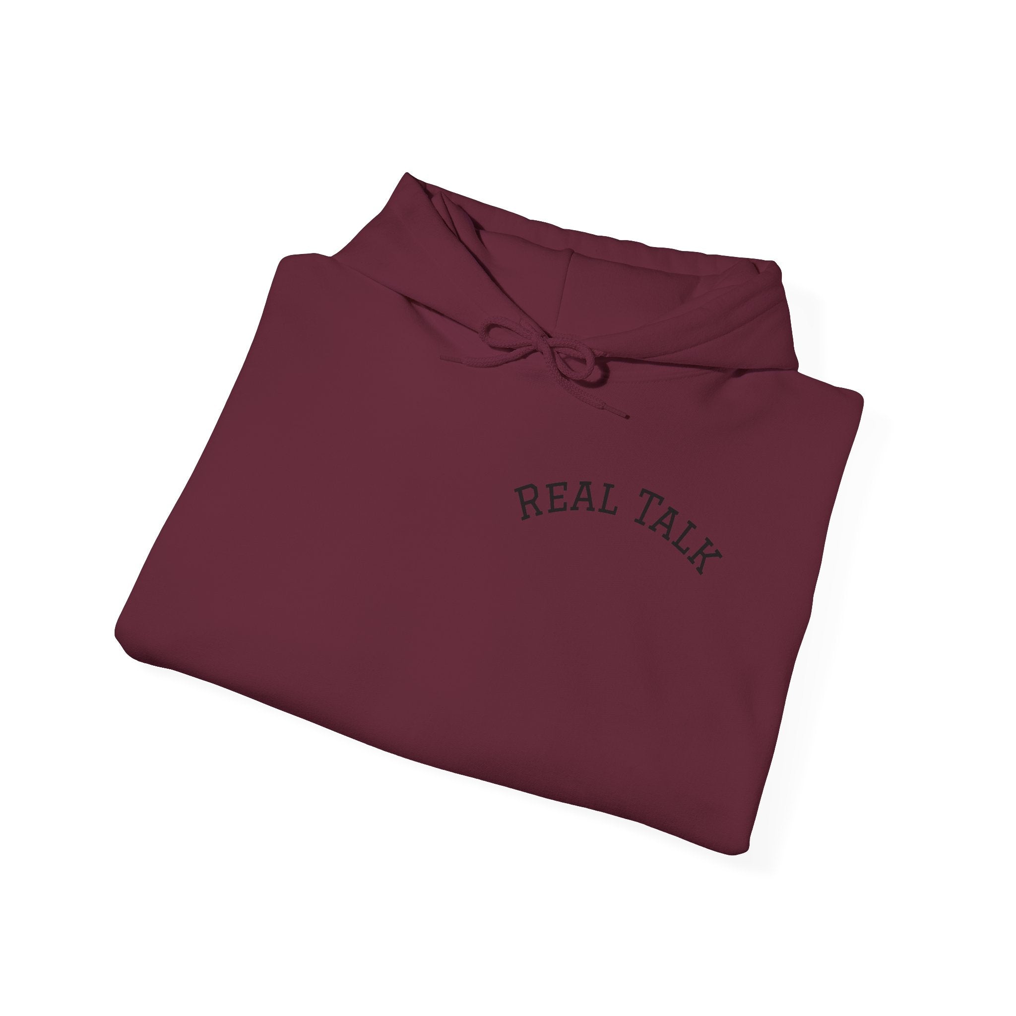Real Talk Hoodie – "Be Who You Are" Inspirational Pullover