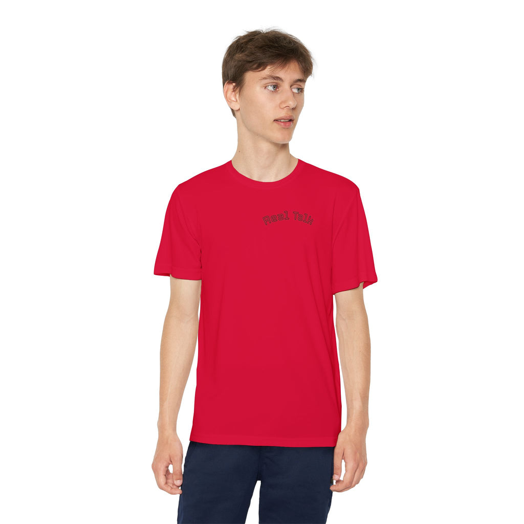 Youth Tee — "Real Talk: Be Brave Enough to Be You" Motivational Youth Shirt