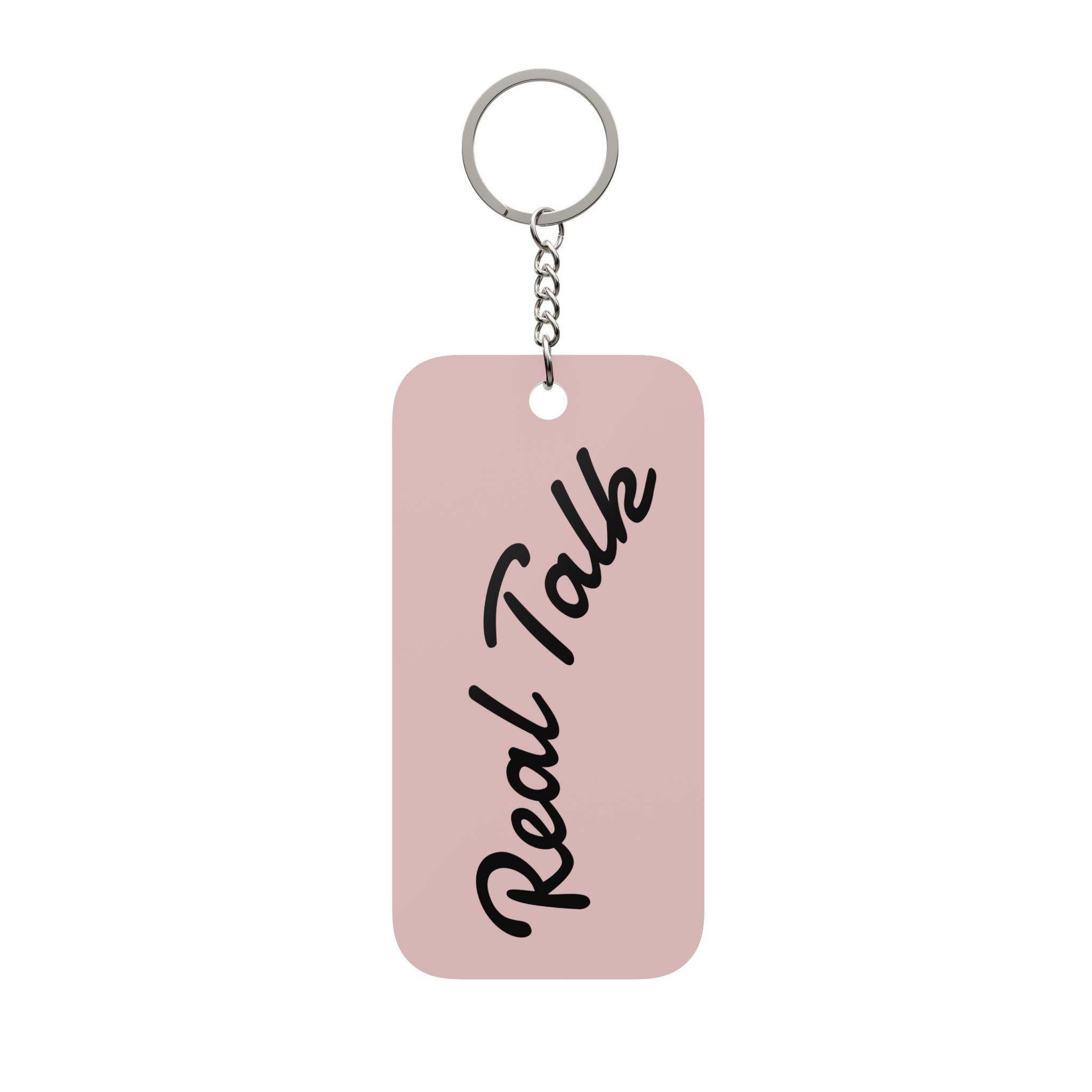 Protect Your Peace Keychain Charm — Double-Sided “Real Talk” Inspirational Keyring