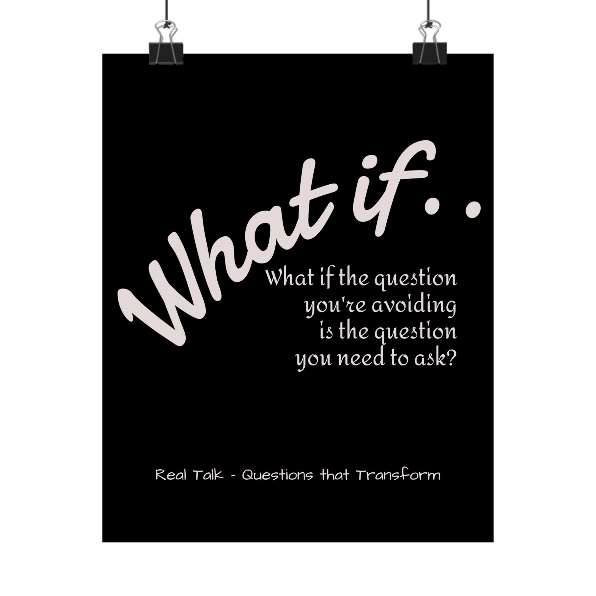 Questions That Transform Poster