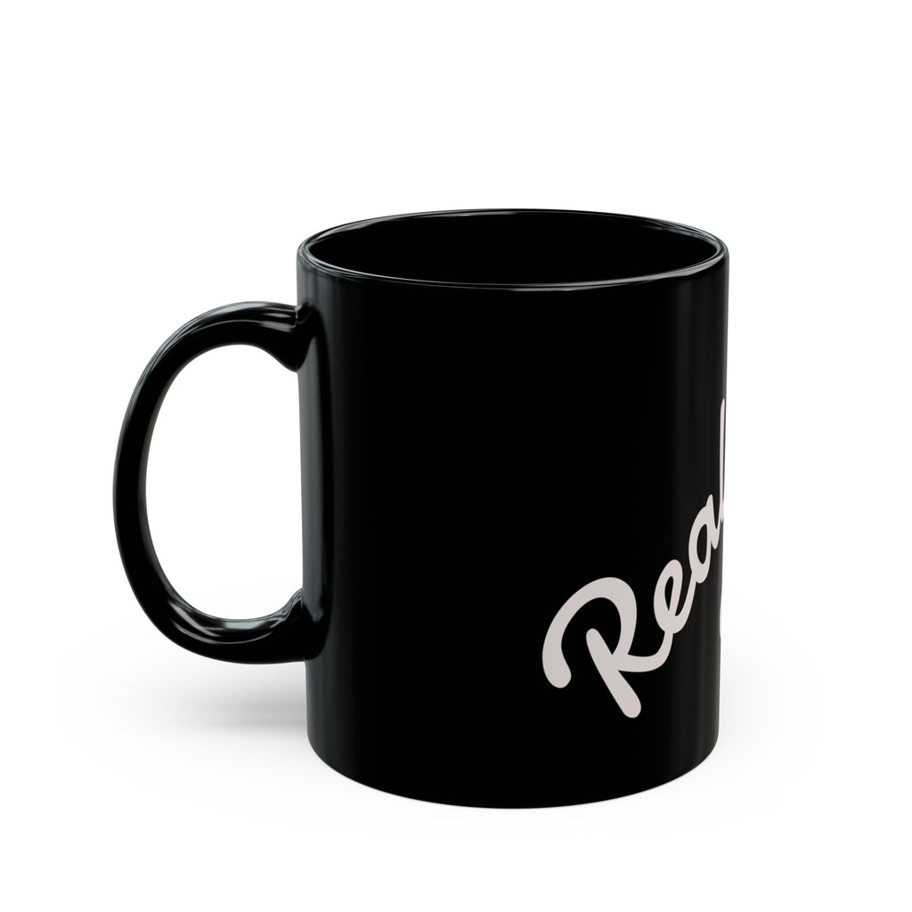 Real Talk Mug — "Keep Growing" Inspirational Black Coffee Mug (11oz, 15oz)