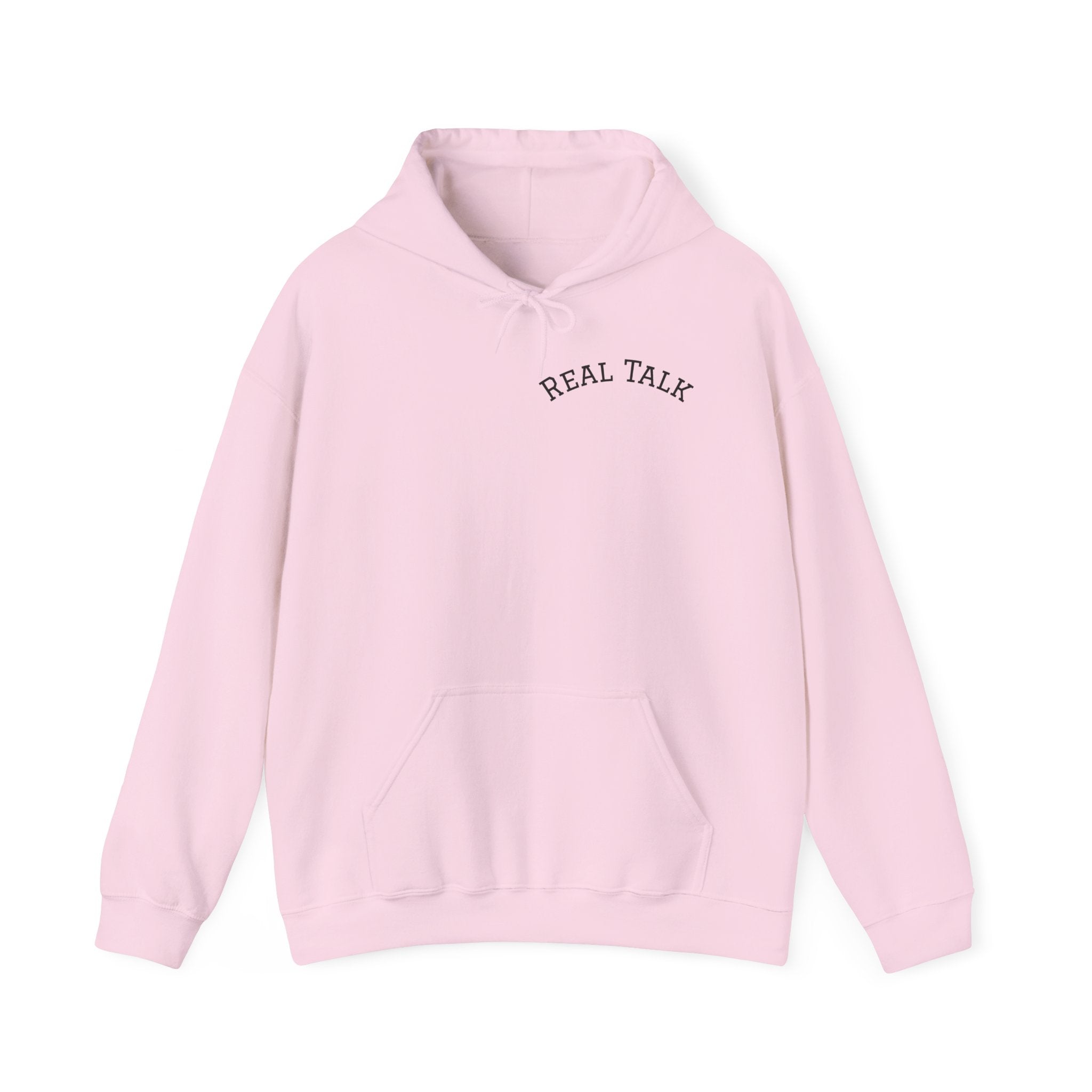 Real Talk Hoodie – "Be Who You Are" Inspirational Pullover