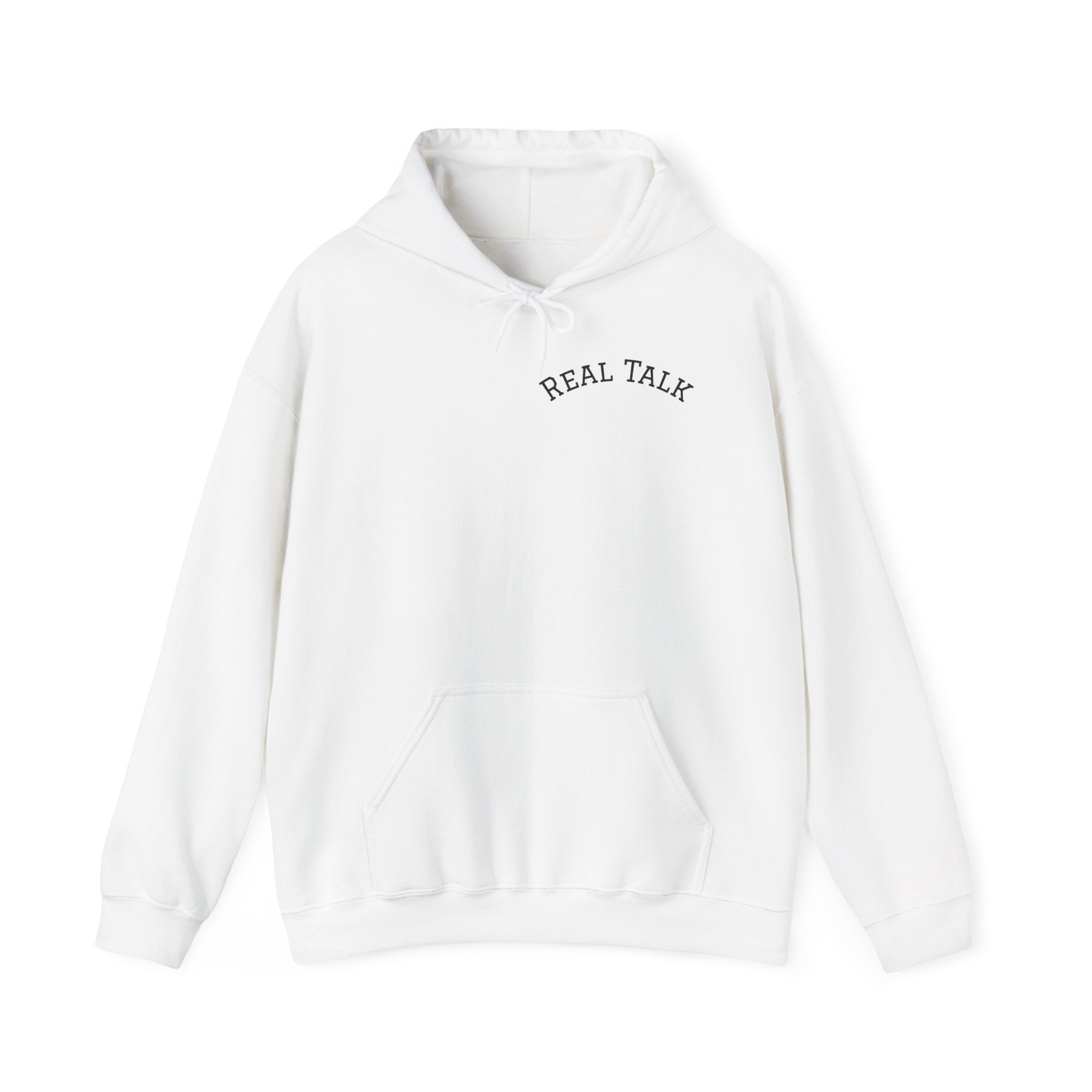 Real Talk Hoodie – "Be Who You Are" Inspirational Pullover