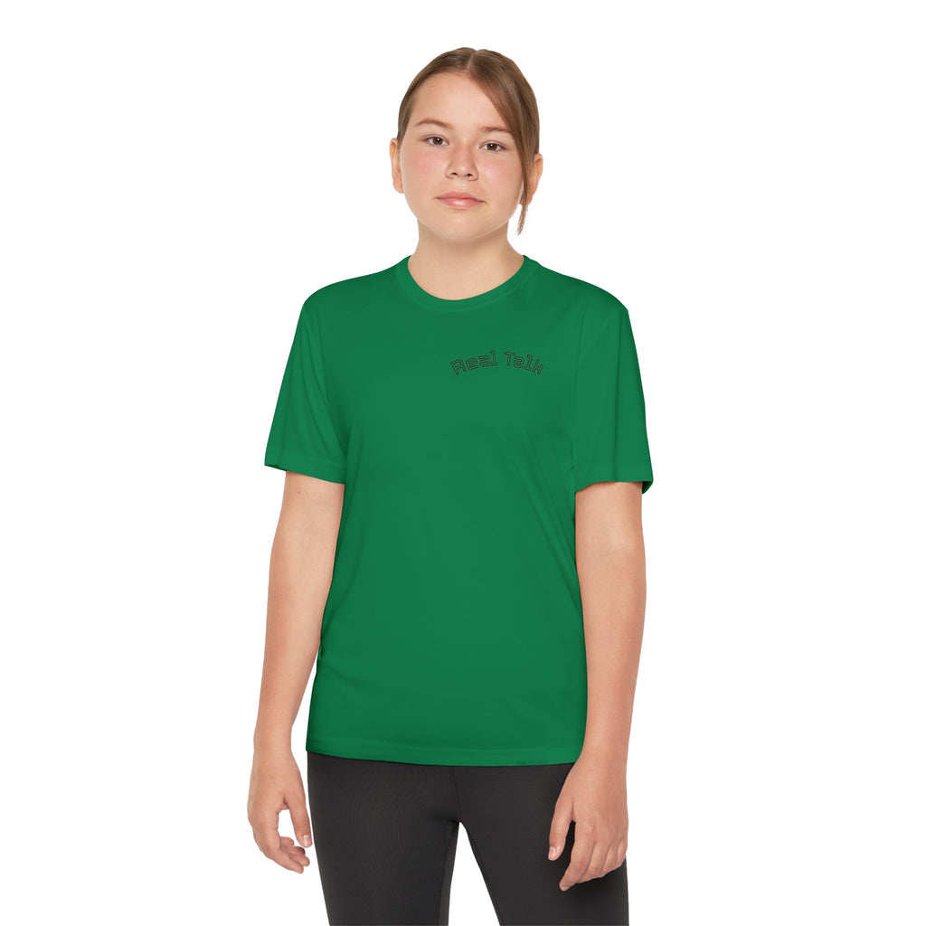 Youth Tee — "Real Talk: Be Brave Enough to Be You" Motivational Youth Shirt