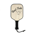 Pickleball Paddle Set — "Real Talk: No Mercy at the Net" Two-Paddle Kit with Balls