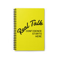 Notebook — "Real Talk: Confidence Starts Here" Spiral Ruled Journal