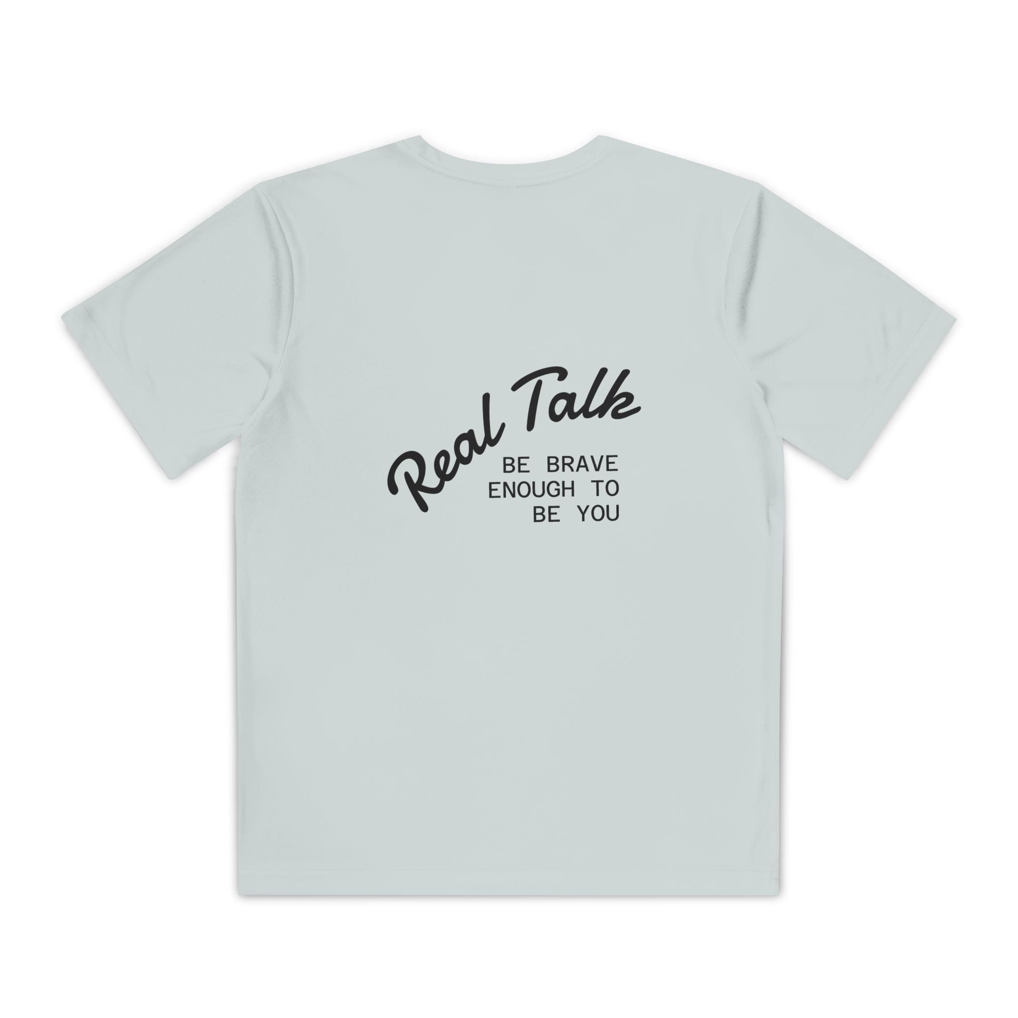 Youth Tee — "Real Talk: Be Brave Enough to Be You" Motivational Youth Shirt