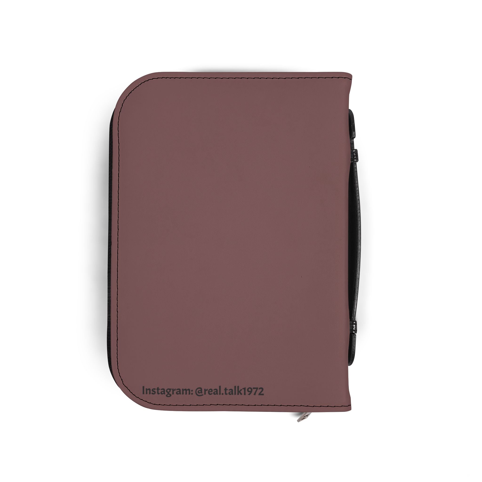Bible Cover — "Real Talk: Let Go & Let God" Zippered Bible Case