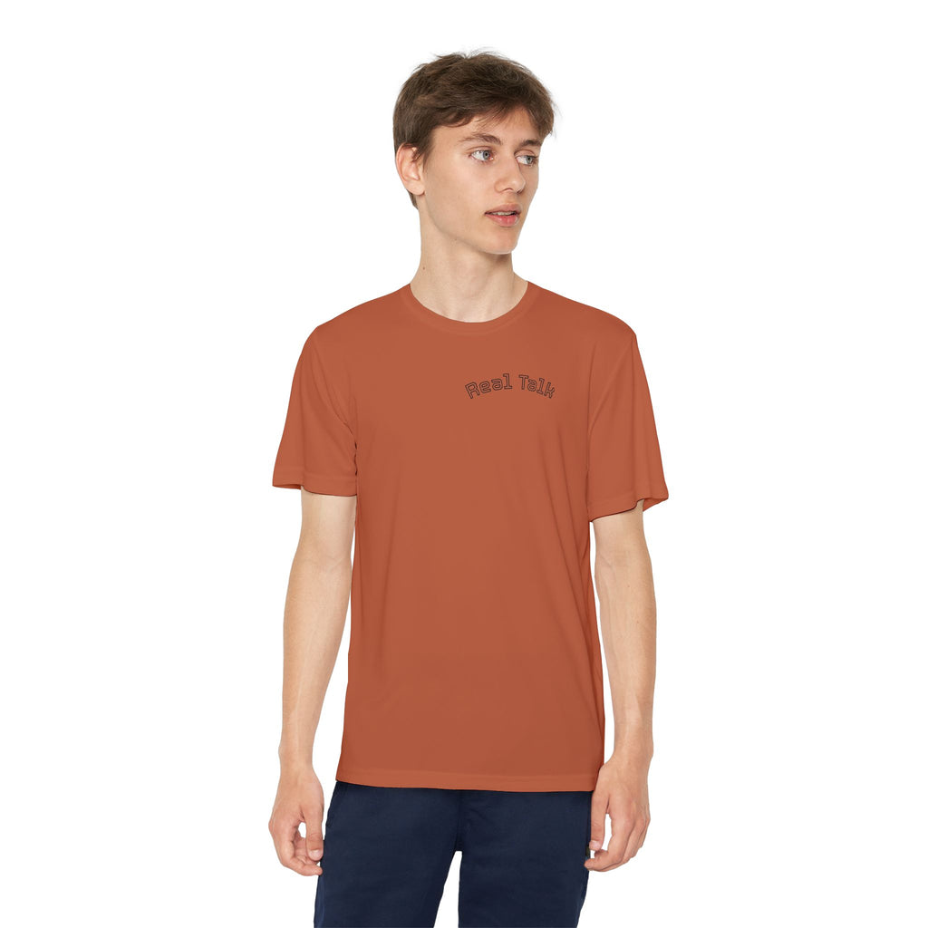 Youth Tee — "Real Talk: Be Brave Enough to Be You" Motivational Youth Shirt