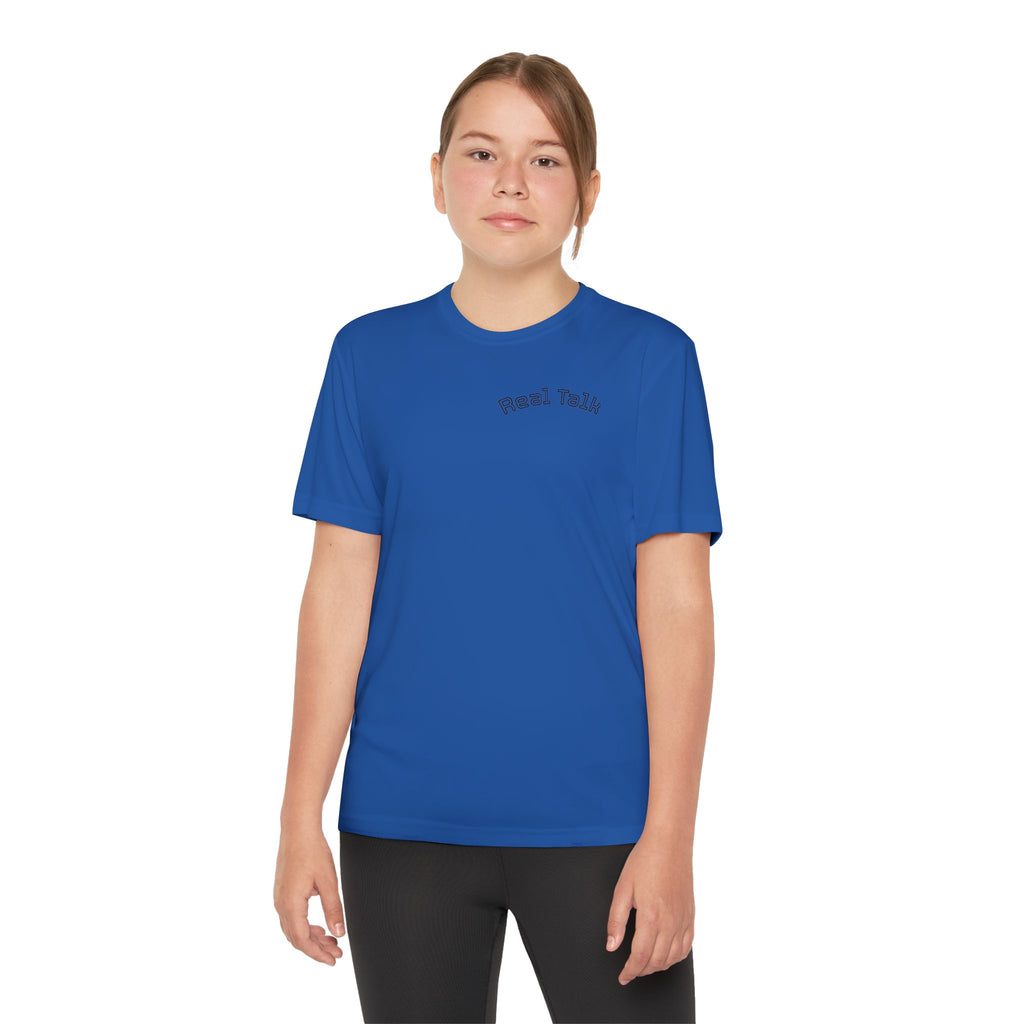Youth Tee — "Real Talk: Be Brave Enough to Be You" Motivational Youth Shirt