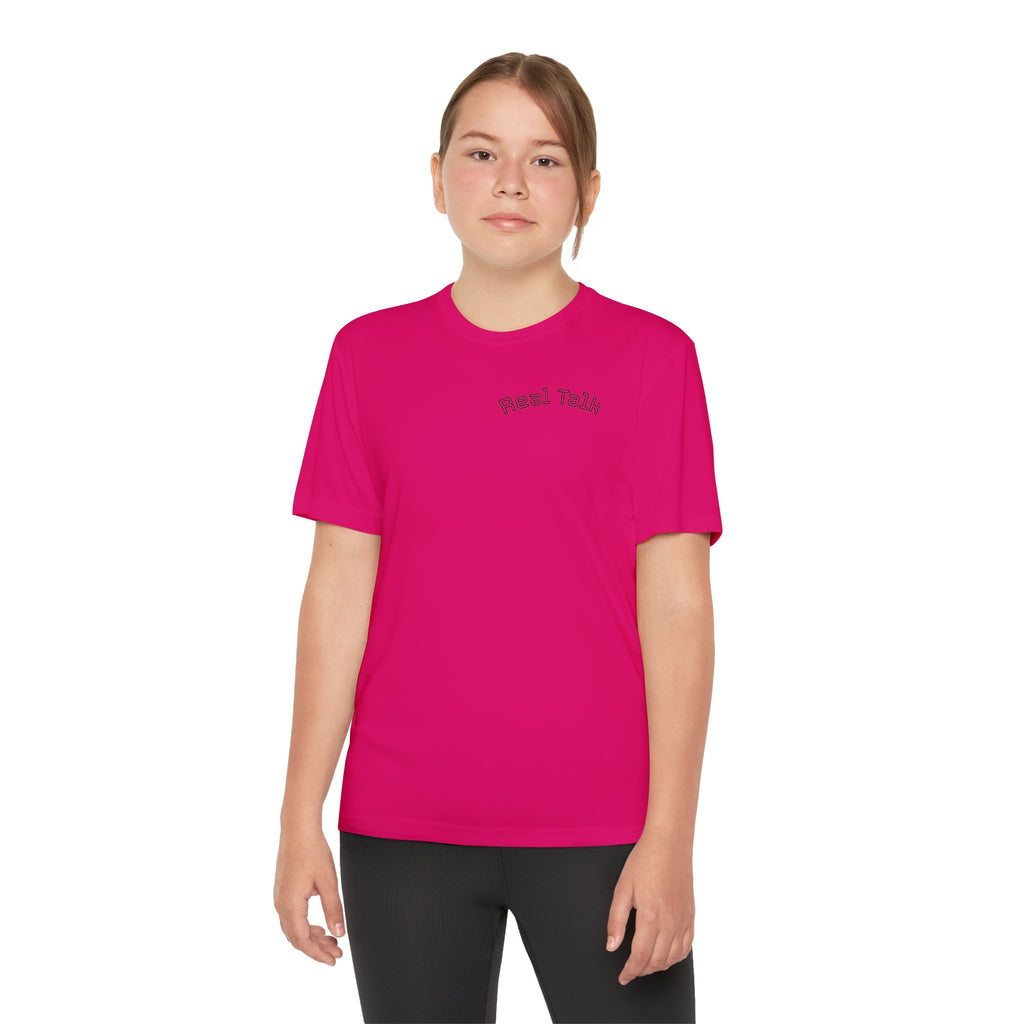 Youth Tee — "Real Talk: Be Brave Enough to Be You" Motivational Youth Shirt