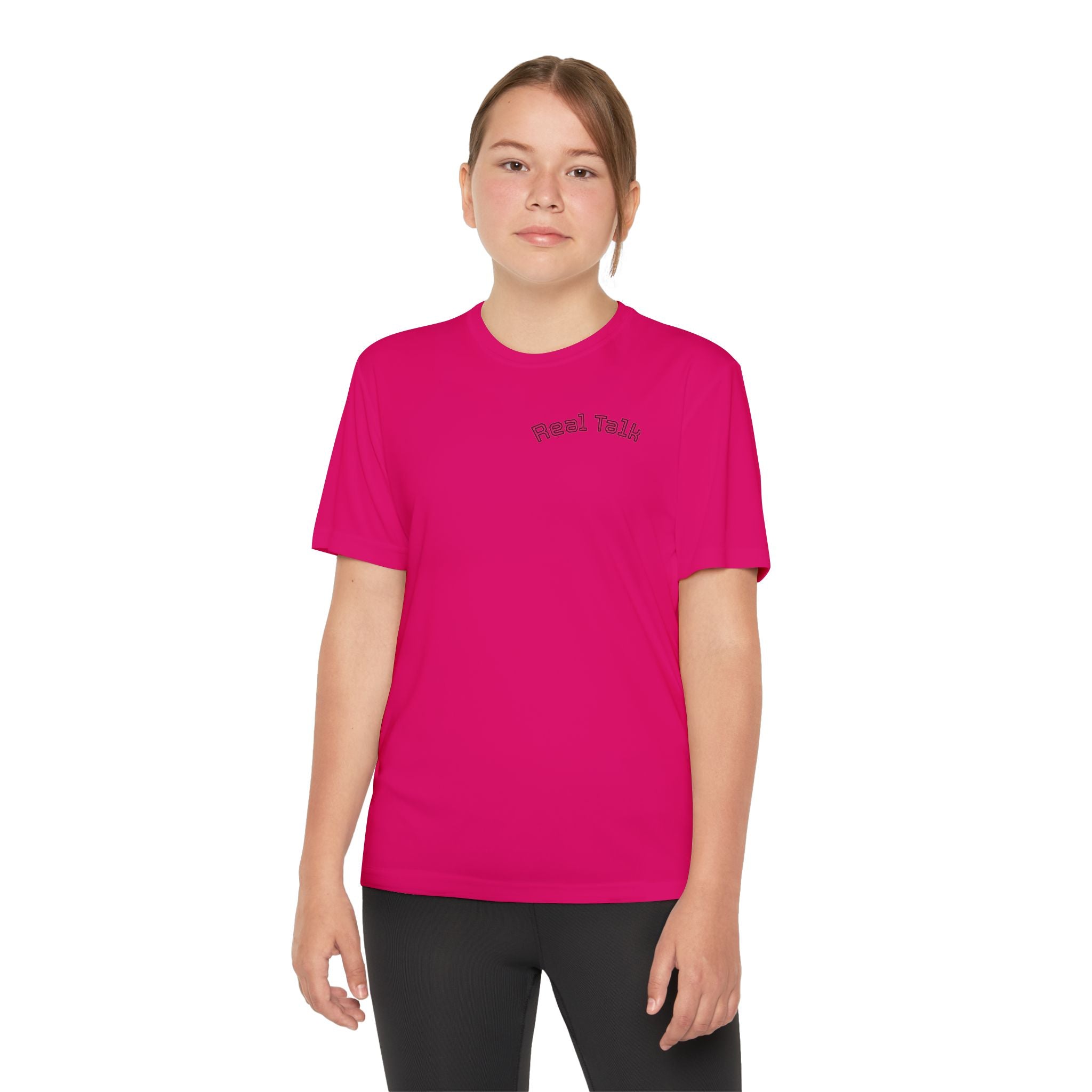 Youth Tee — "Real Talk: Be Brave Enough to Be You" Motivational Youth Shirt
