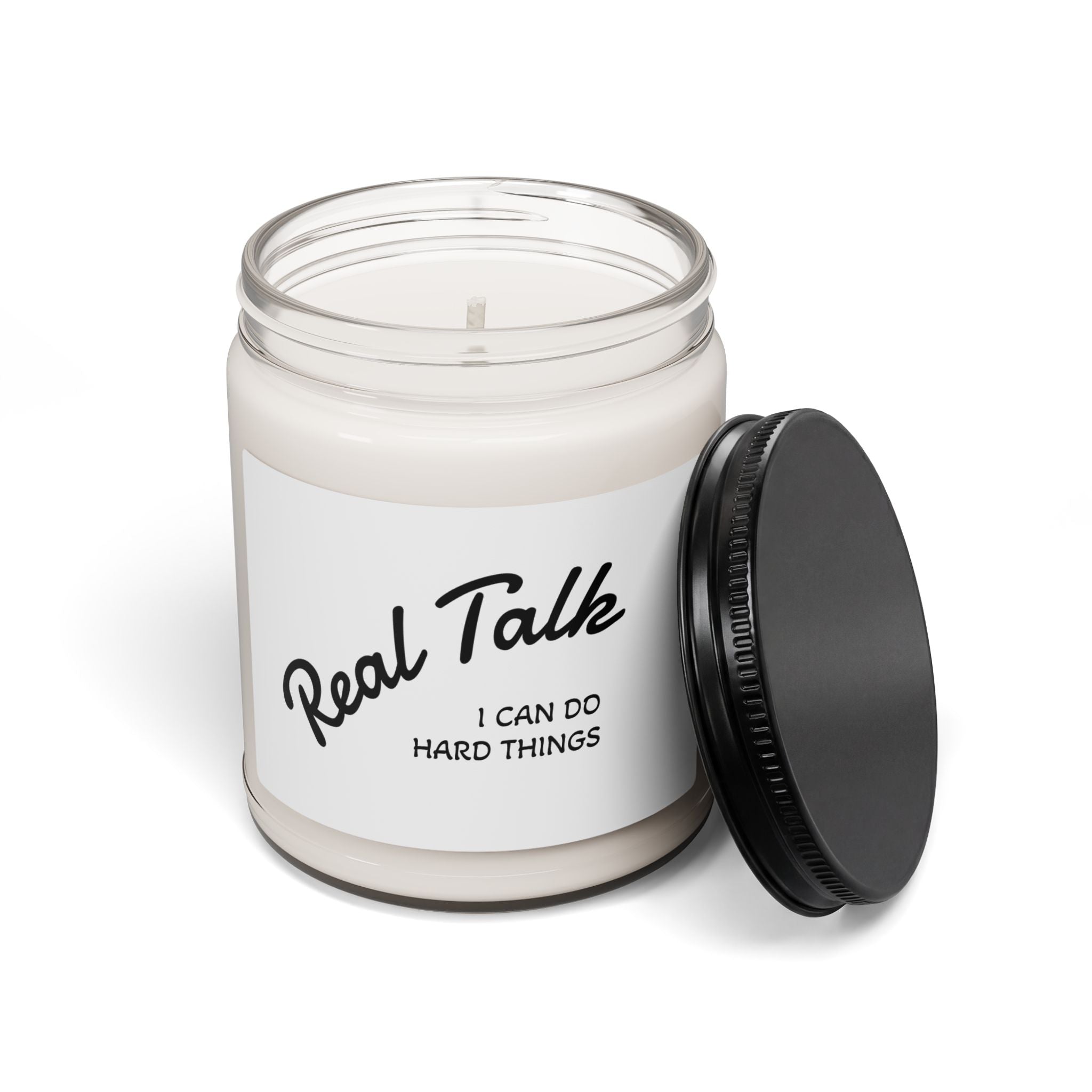 Real Talk Soy Candle — "I Can Do Hard Things" Scented 9oz