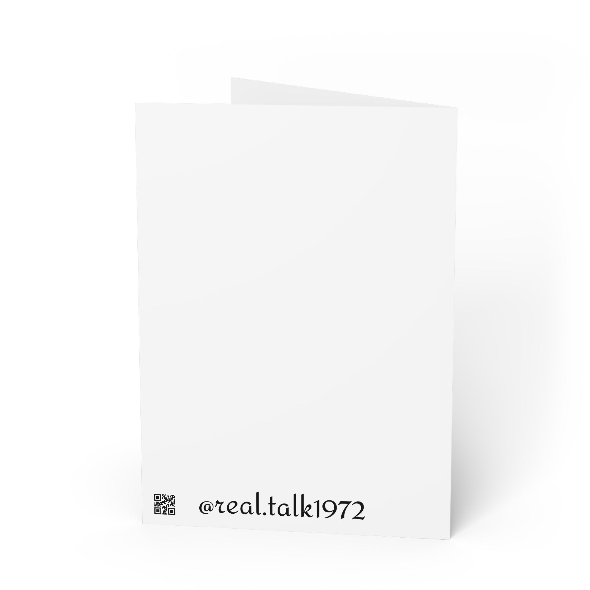 Funny Greeting Card – “Real Talk: We’re Too Old for This” Birthday Retirement Card