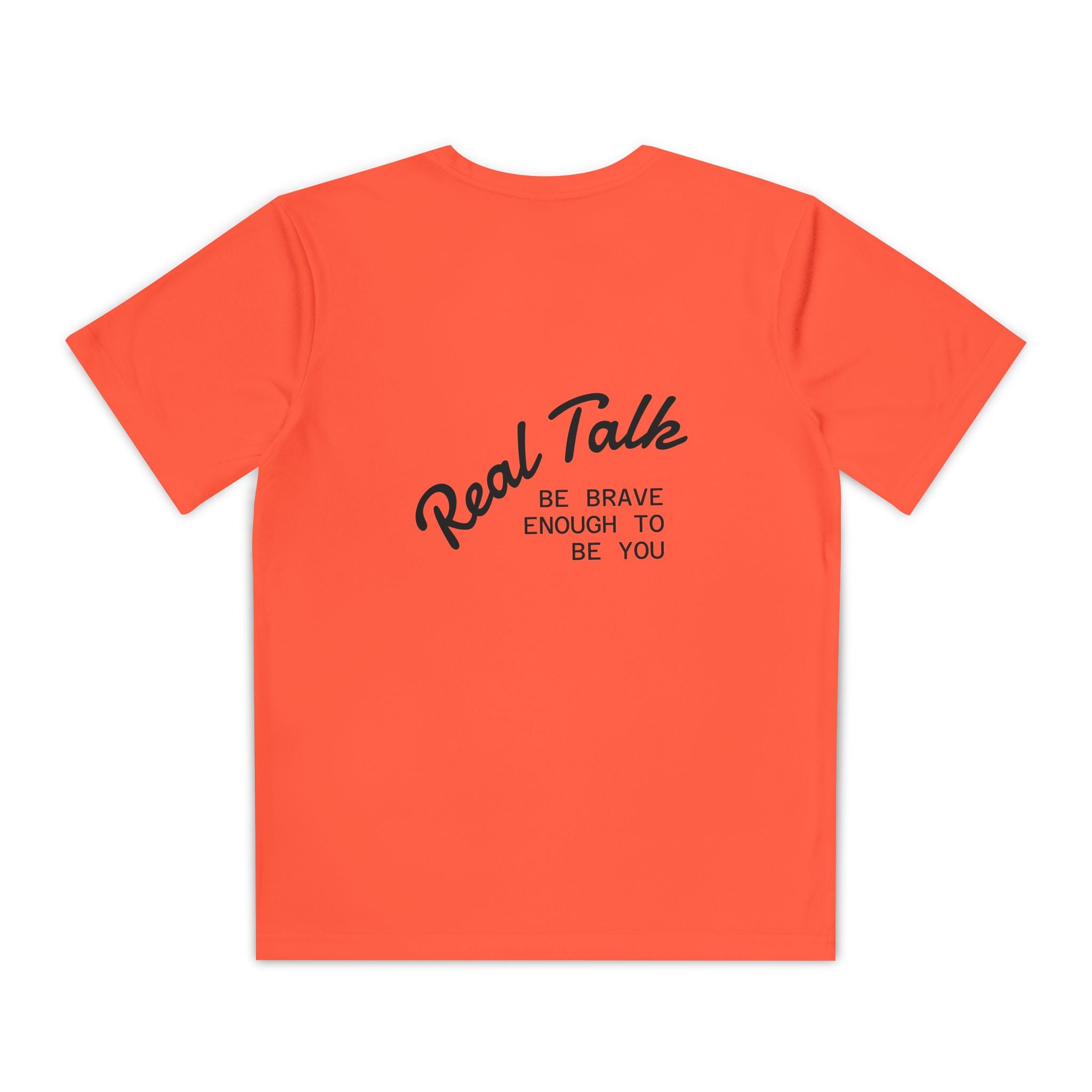 Youth Tee — "Real Talk: Be Brave Enough to Be You" Motivational Youth Shirt