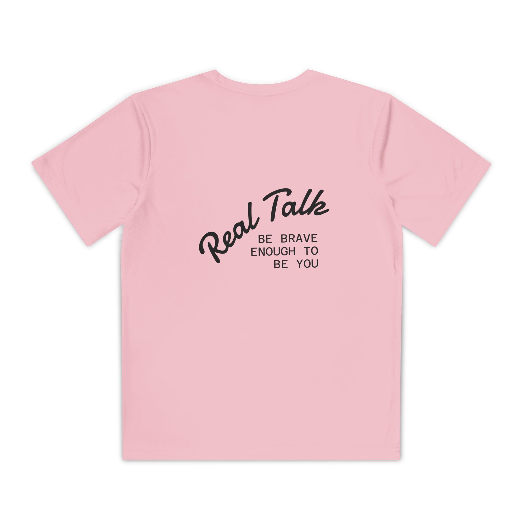 Youth Tee — "Real Talk: Be Brave Enough to Be You" Motivational Youth Shirt