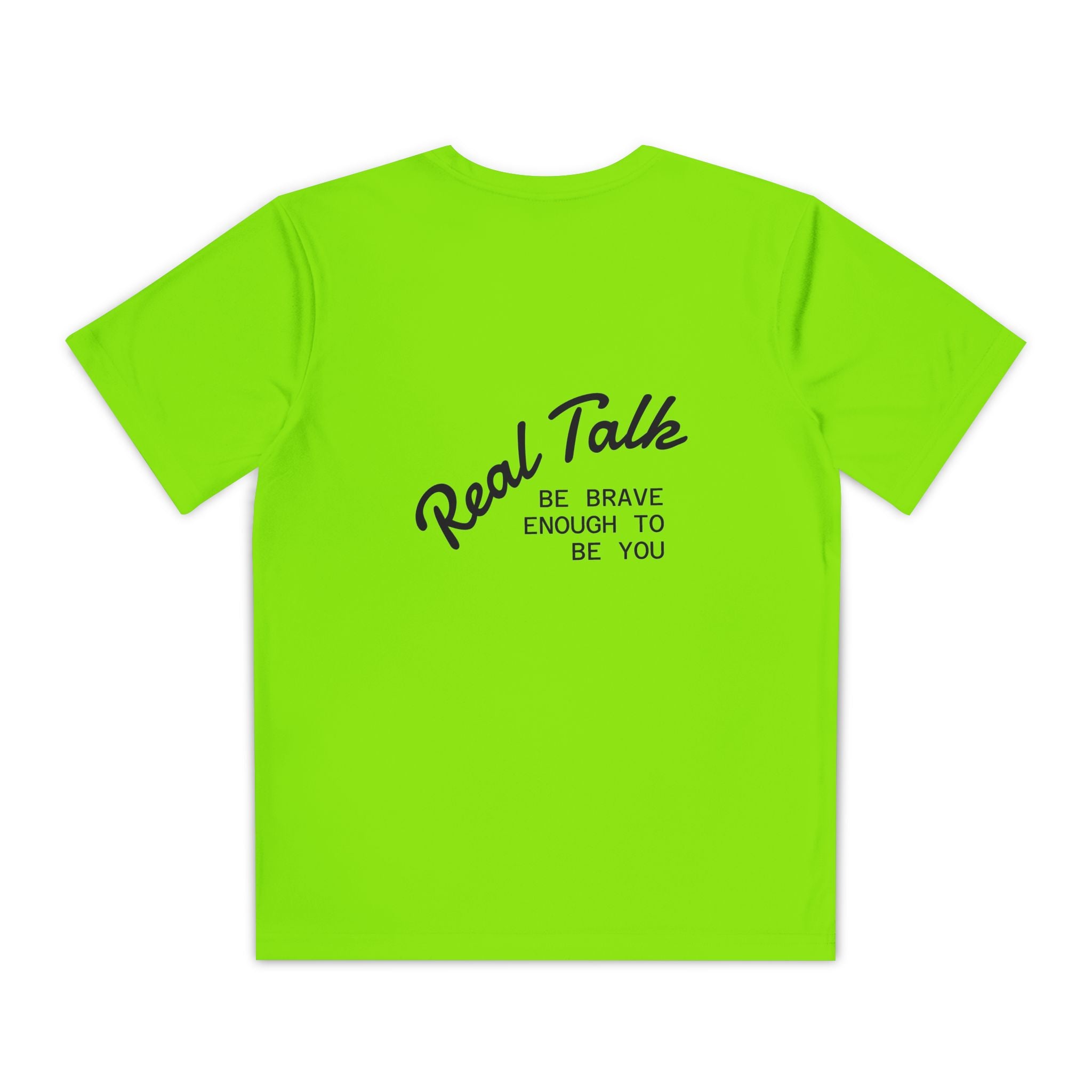 Youth Tee — "Real Talk: Be Brave Enough to Be You" Motivational Youth Shirt