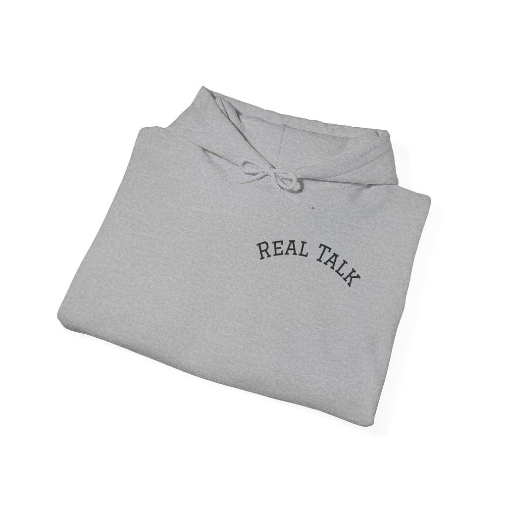 Real Talk Hoodie – "Be Who You Are" Inspirational Pullover