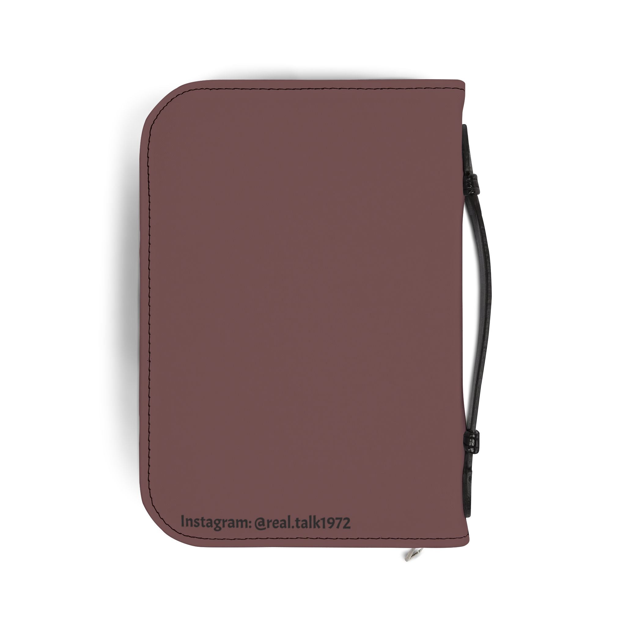 Bible Cover — "Real Talk: Let Go & Let God" Zippered Bible Case