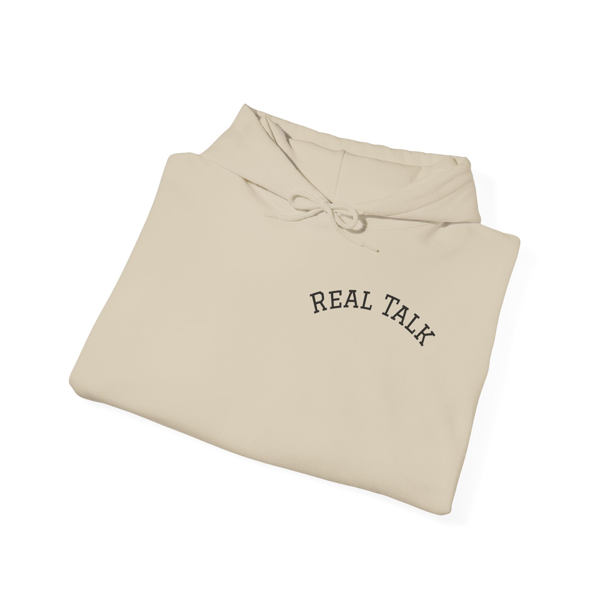 Real Talk Hoodie – "Be Who You Are" Inspirational Pullover