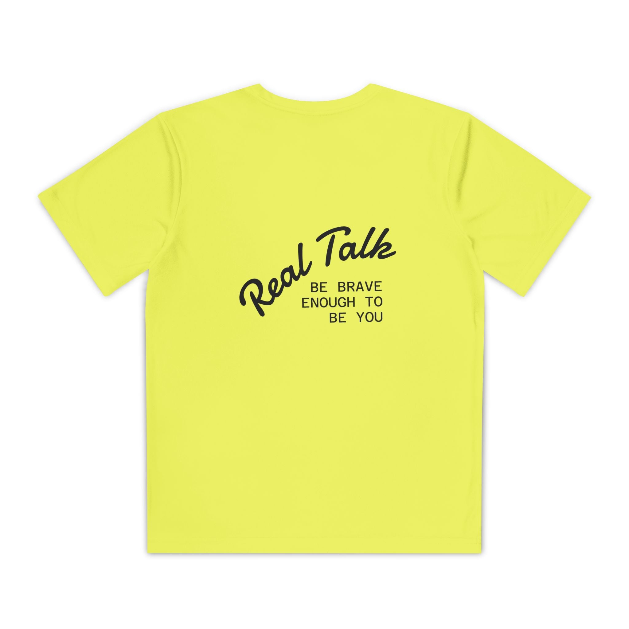 Youth Tee — "Real Talk: Be Brave Enough to Be You" Motivational Youth Shirt