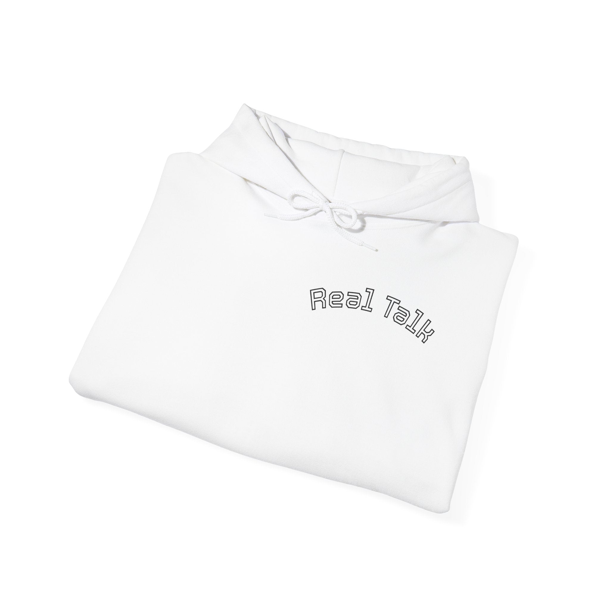 Real Talk Hoodie — 'What Would You Tell Yourself If You Could Go Back?' Graphic Pullover