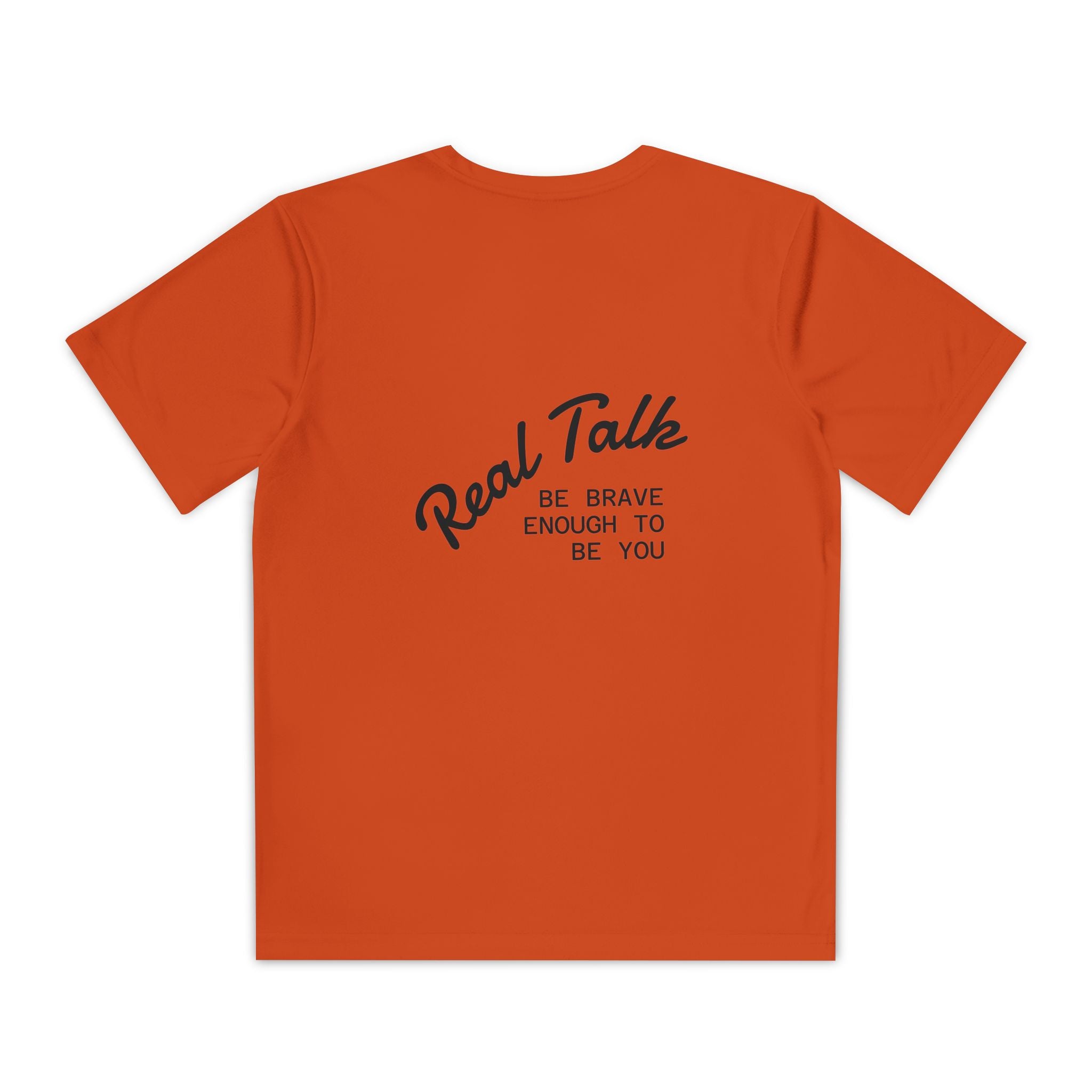 Youth Tee — "Real Talk: Be Brave Enough to Be You" Motivational Youth Shirt