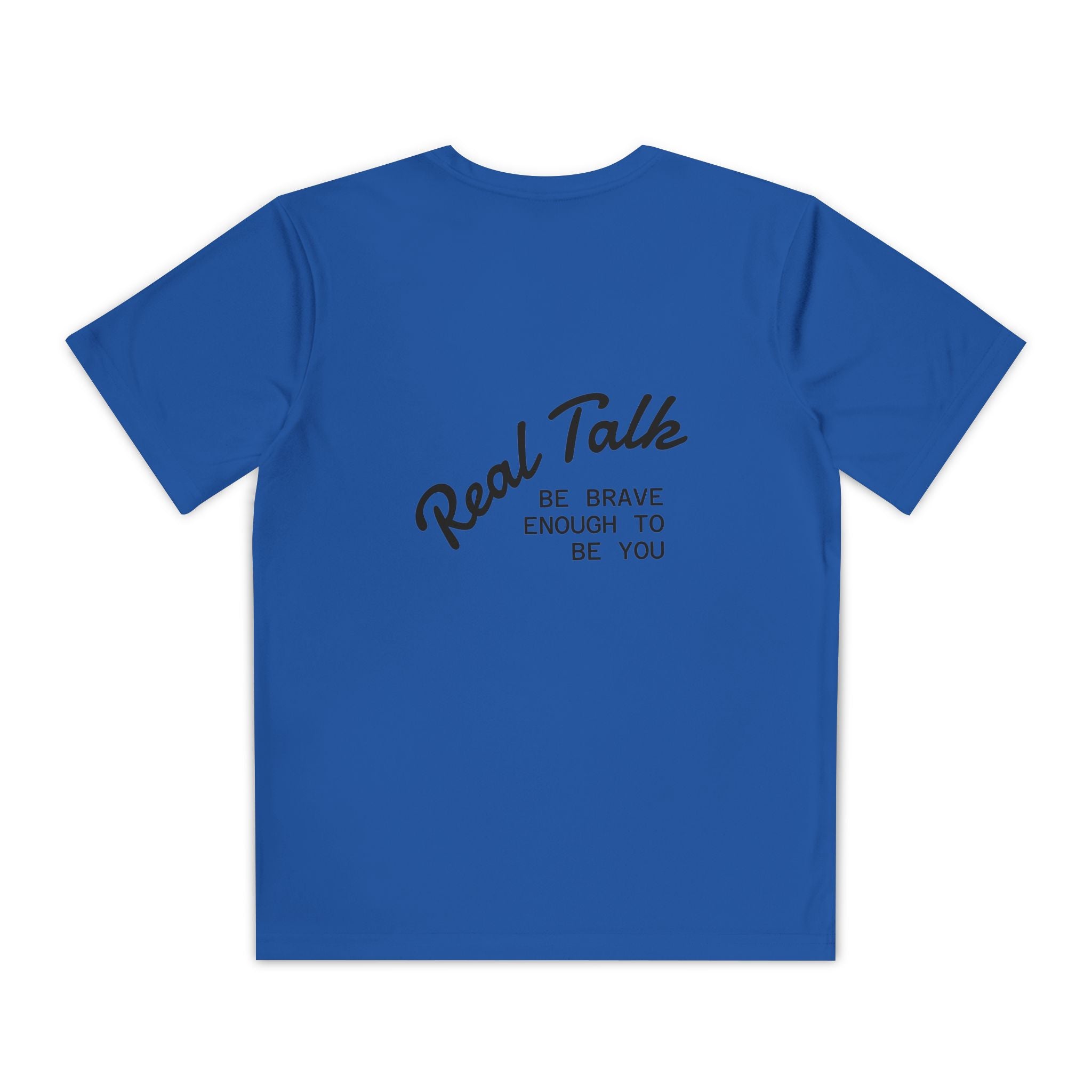 Youth Tee — "Real Talk: Be Brave Enough to Be You" Motivational Youth Shirt