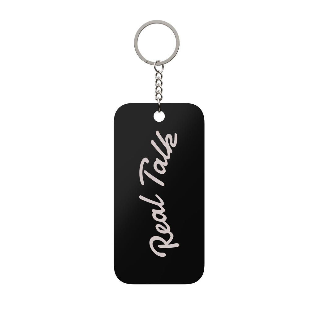 Real Talk / You Can Double-Sided Inspirational Keychain